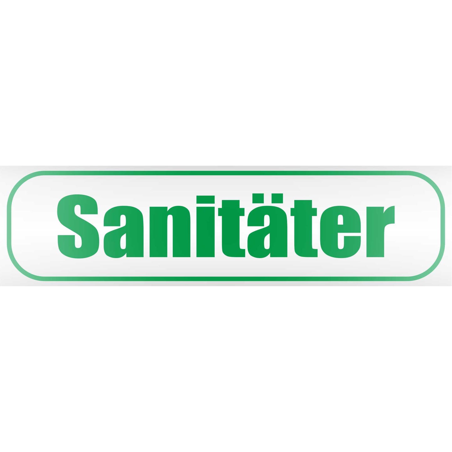 Magnetschild - Sanitäter - Magnetfolie für Auto - LKW - Truck - Baustelle - Firma
