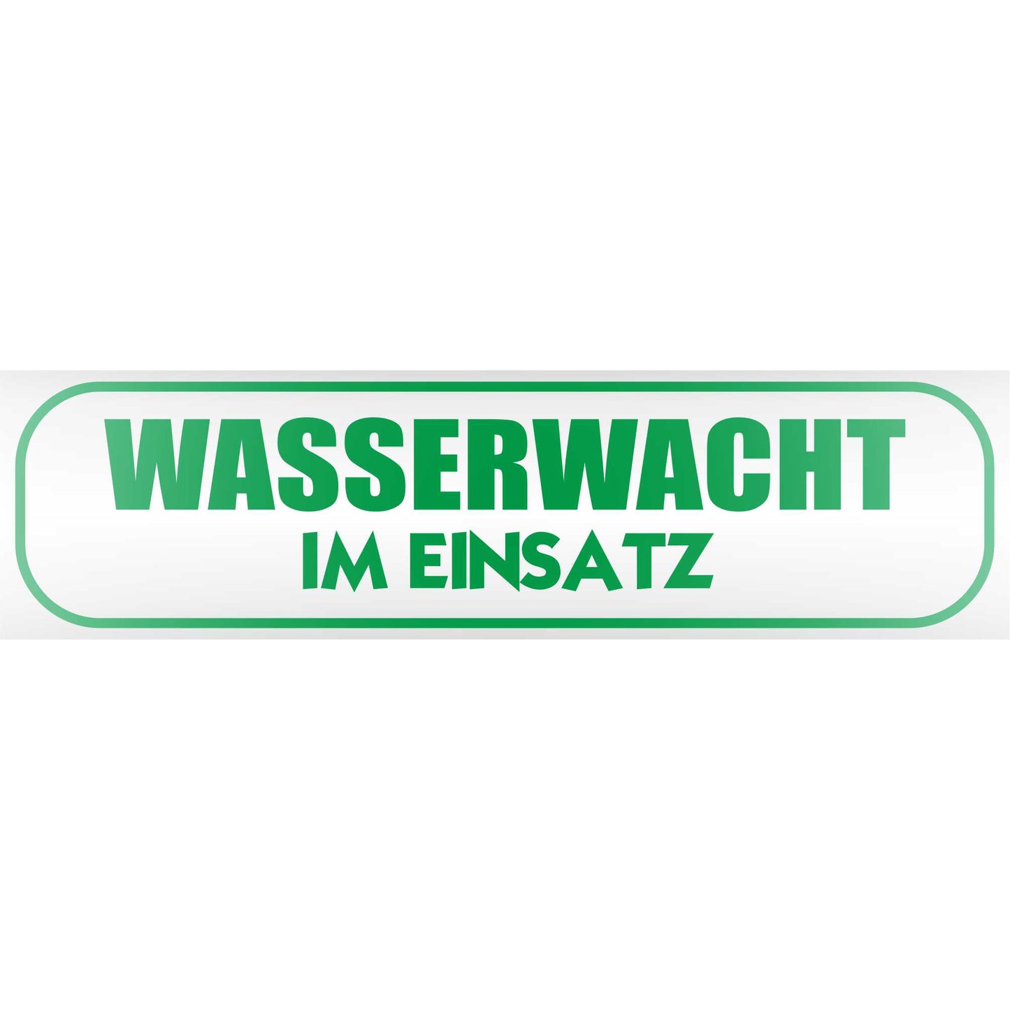 Magnetschild - Wasserwacht im Einsatz - Magnetfolie für Auto - LKW - Truck - Baustelle - Firma