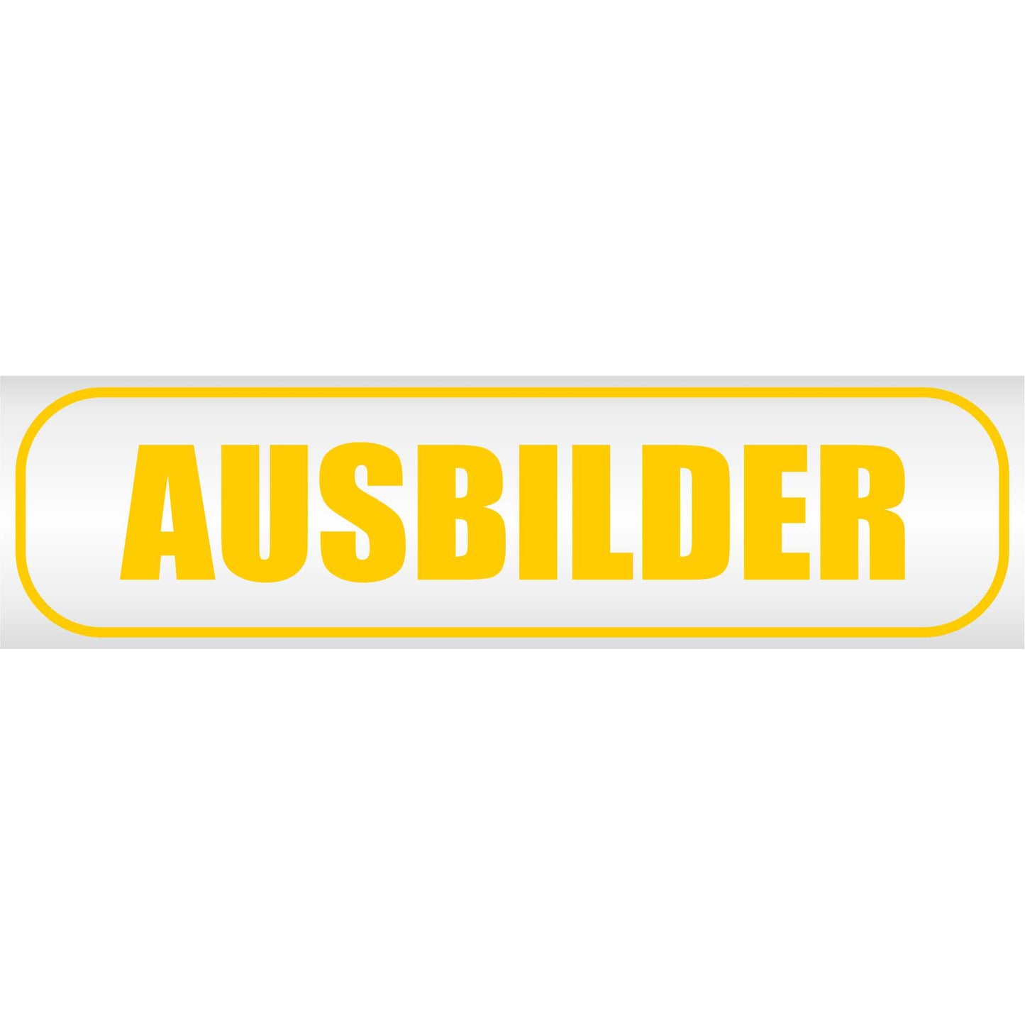 Magnetschild - Ausbilder - Magnetfolie für Auto - LKW - Truck - Baustelle - Firma
