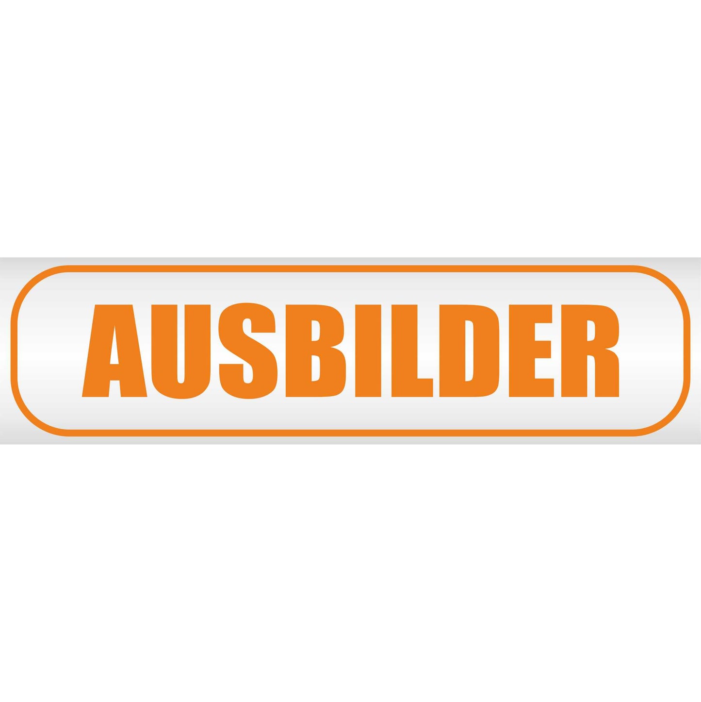 Magnetschild - Ausbilder - Magnetfolie für Auto - LKW - Truck - Baustelle - Firma