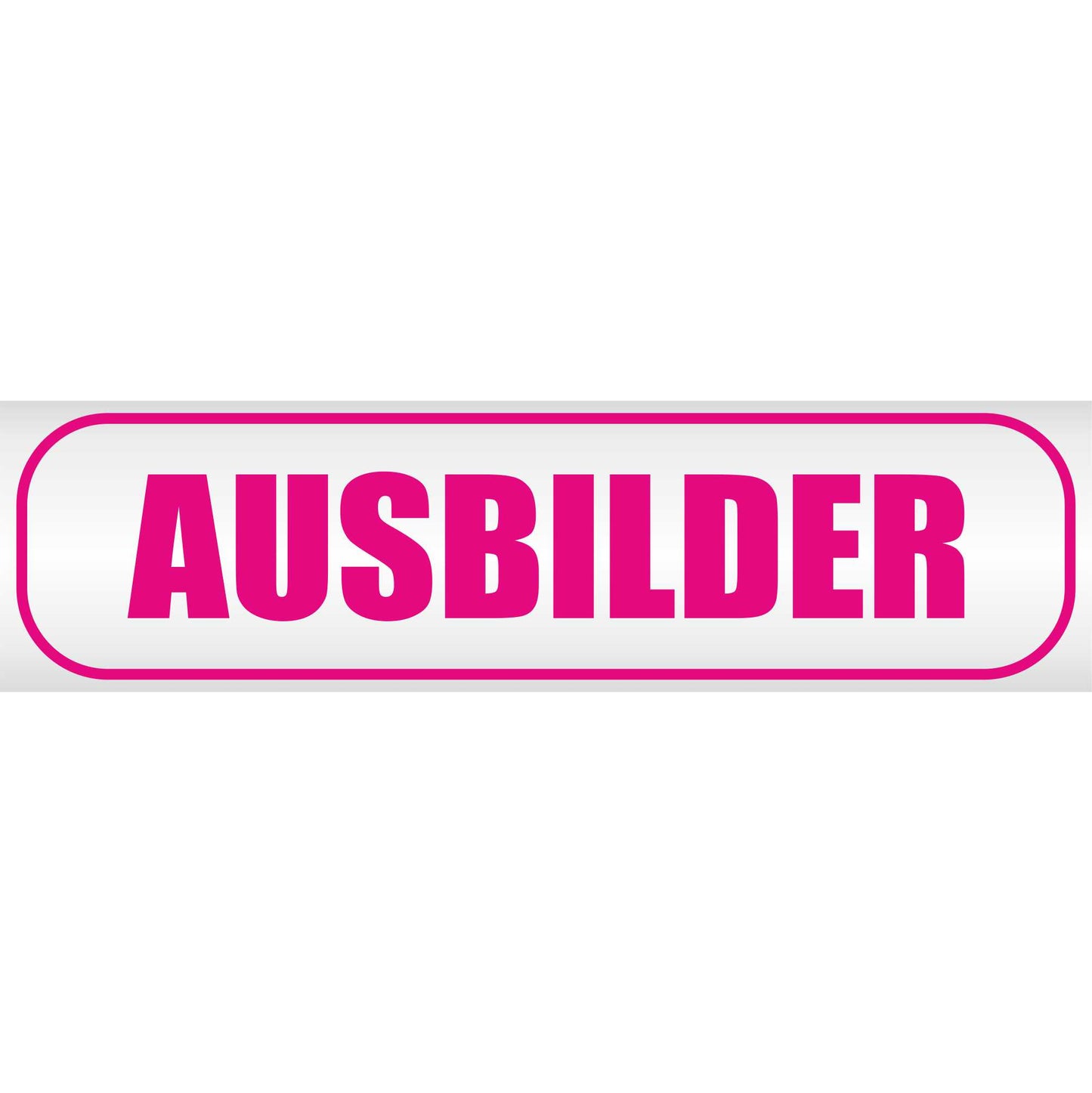 Magnetschild - Ausbilder - Magnetfolie für Auto - LKW - Truck - Baustelle - Firma