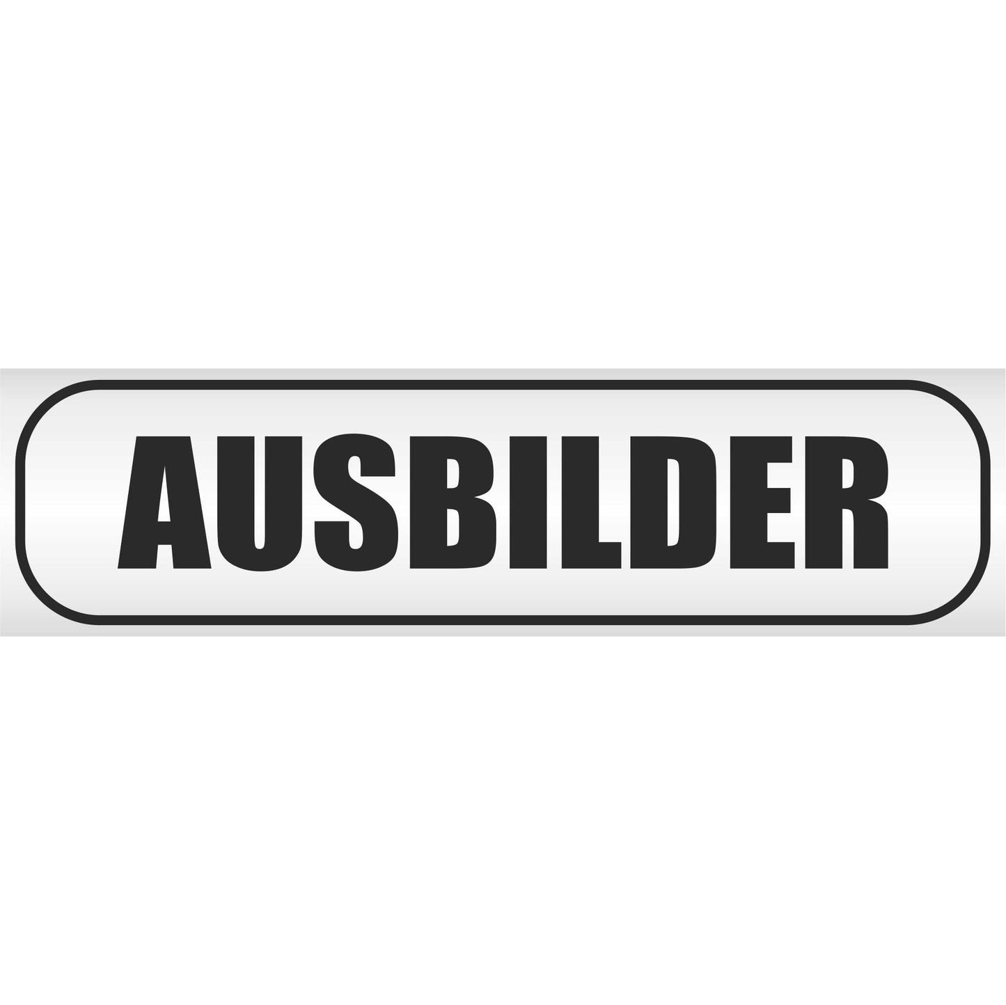 Magnetschild - Ausbilder - Magnetfolie für Auto - LKW - Truck - Baustelle - Firma