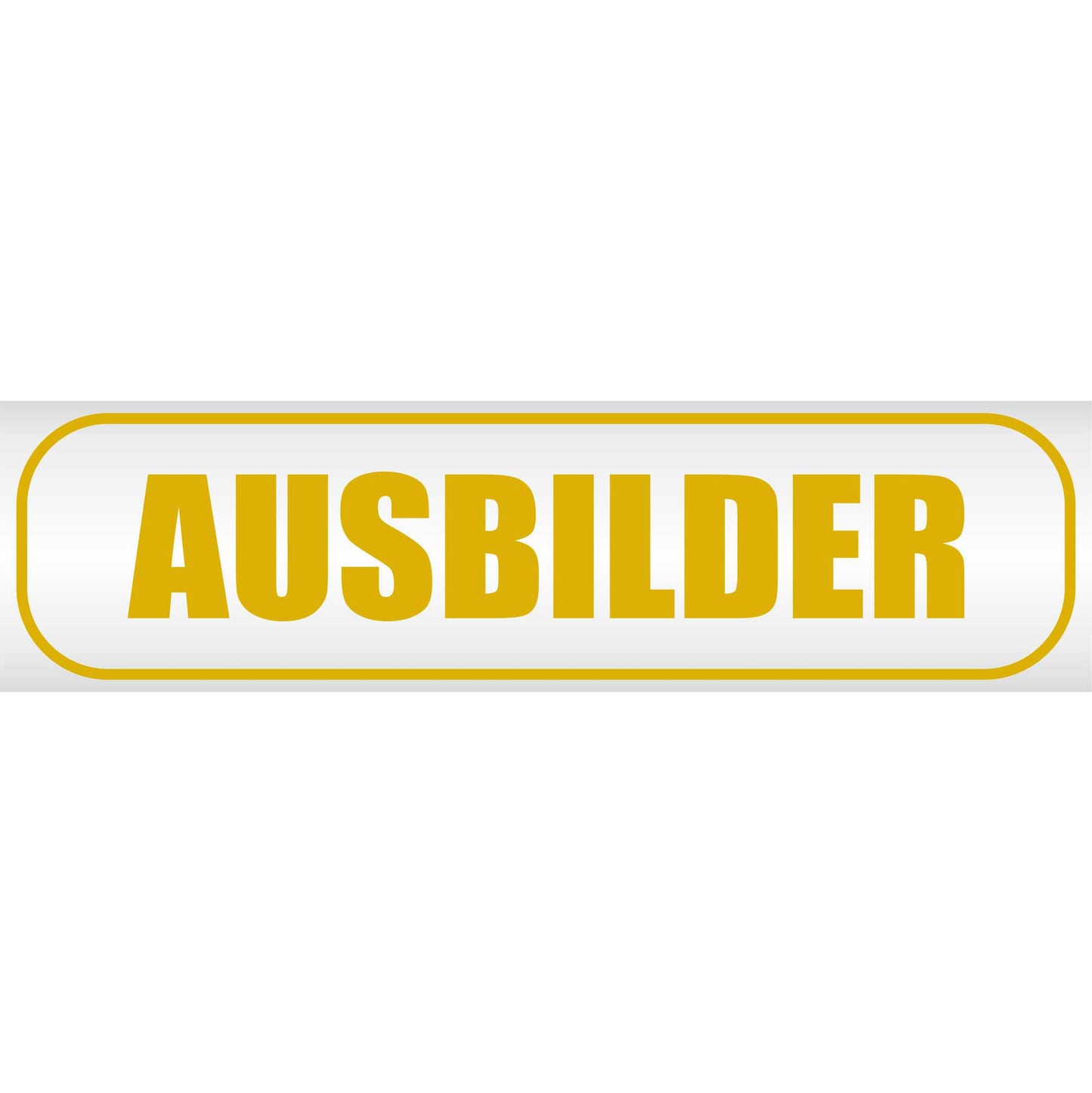 Magnetschild - Ausbilder - Magnetfolie für Auto - LKW - Truck - Baustelle - Firma