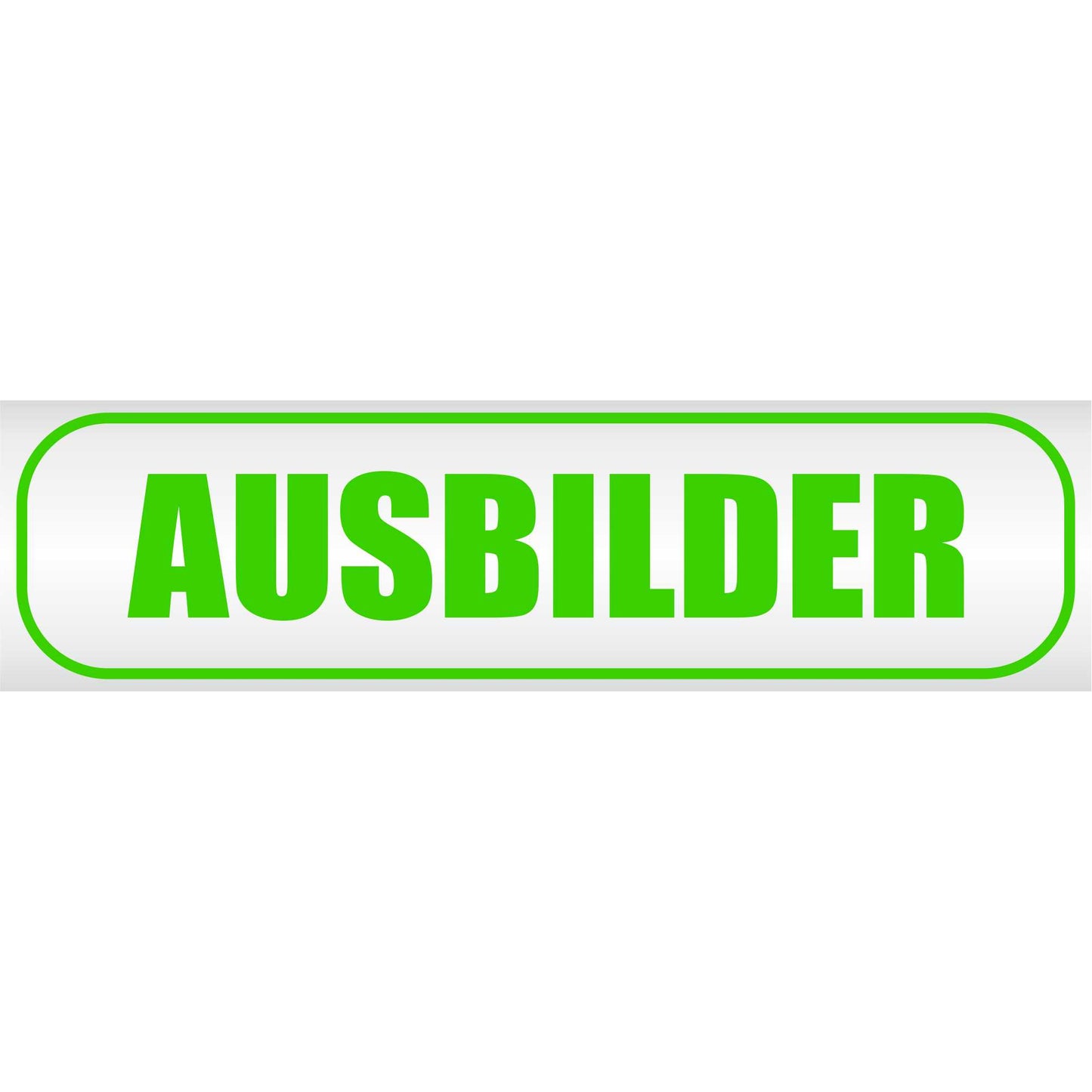 Magnetschild - Ausbilder - Magnetfolie für Auto - LKW - Truck - Baustelle - Firma