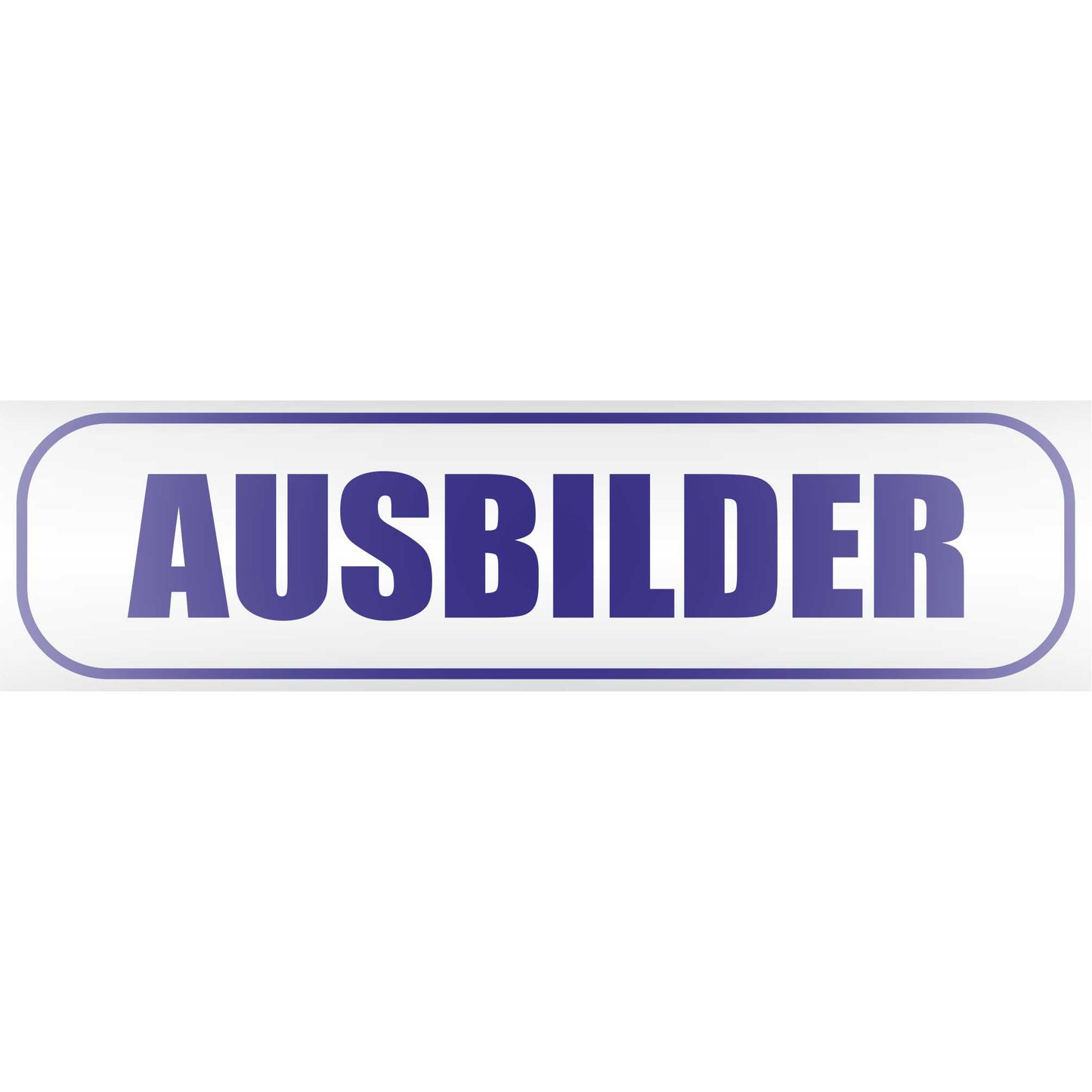 Magnetschild - Ausbilder - Magnetfolie für Auto - LKW - Truck - Baustelle - Firma