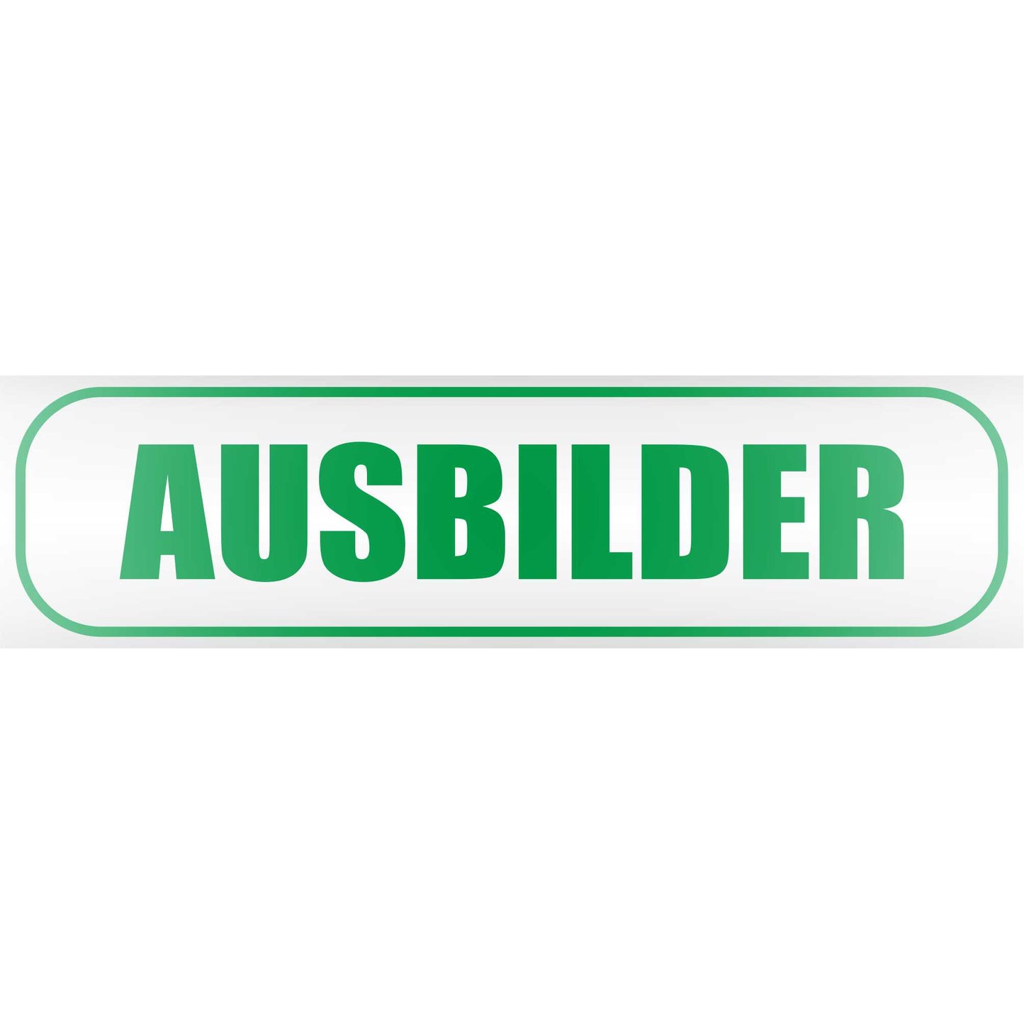 Magnetschild - Ausbilder - Magnetfolie für Auto - LKW - Truck - Baustelle - Firma