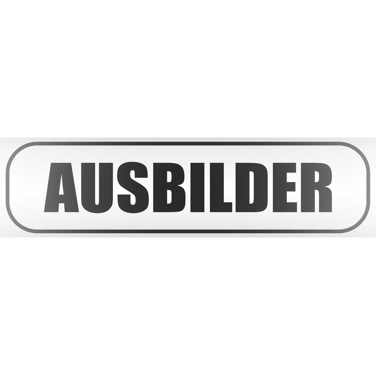 Magnetschild - Ausbilder - Magnetfolie für Auto - LKW - Truck - Baustelle - Firma