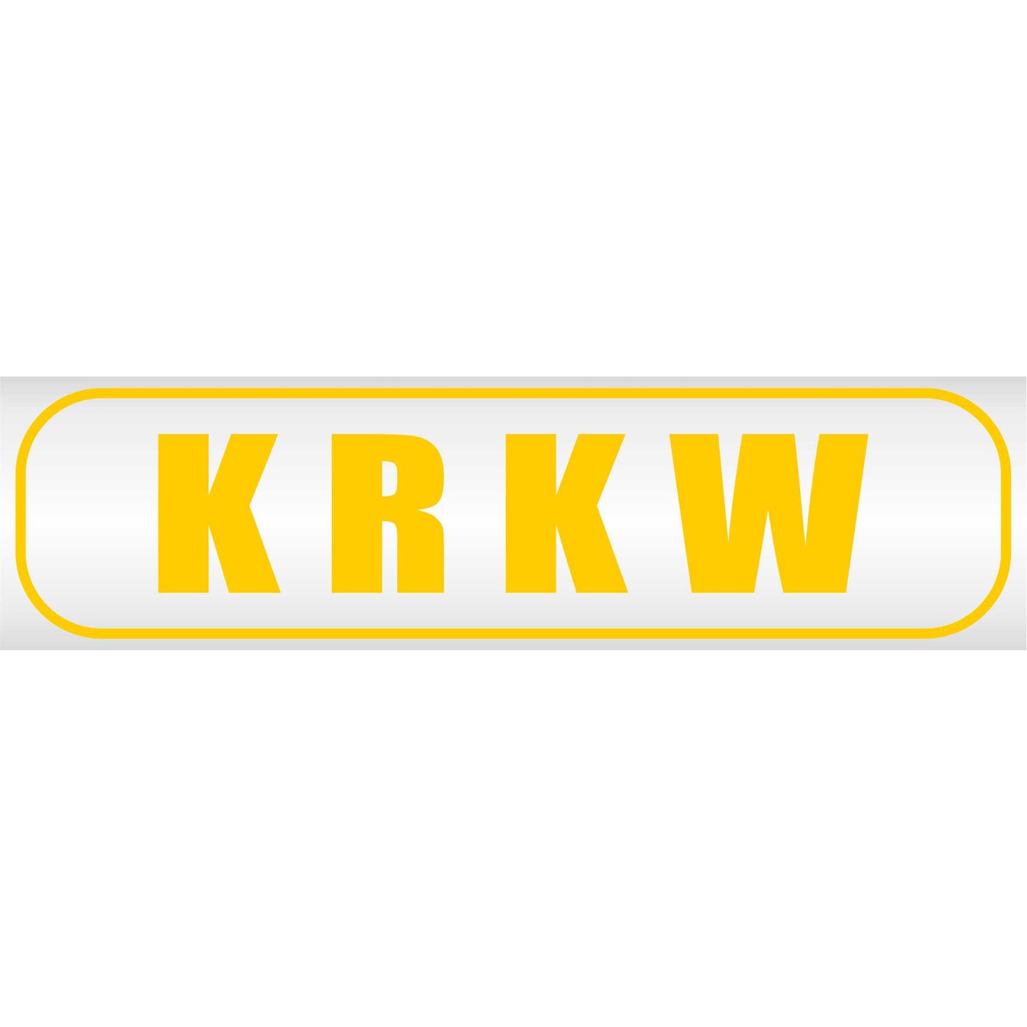 Magnetschild - KRKW Krankenwagen - Magnetfolie für Auto - LKW - Truck - Baustelle - Firma