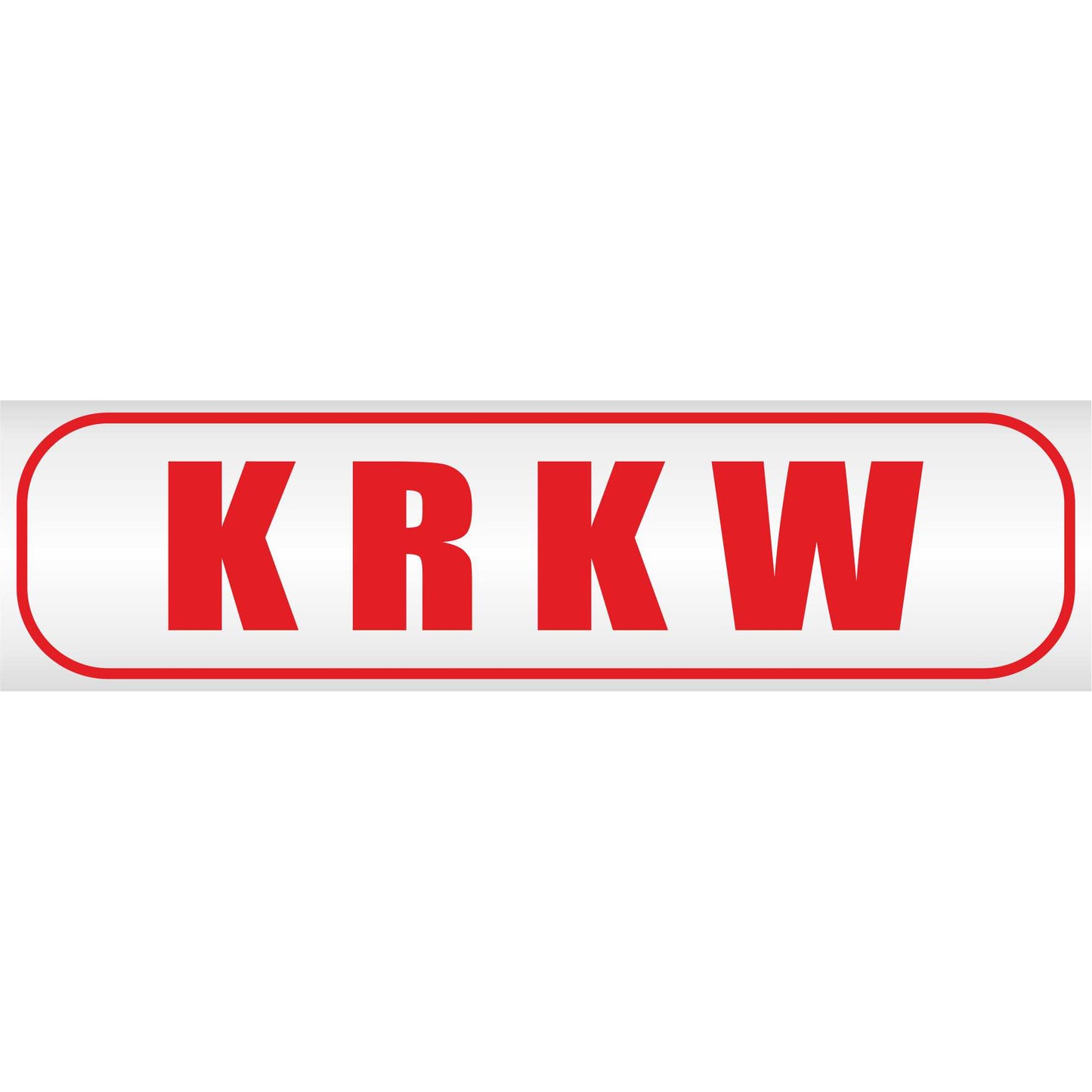 Magnetschild - KRKW Krankenwagen - Magnetfolie für Auto - LKW - Truck - Baustelle - Firma