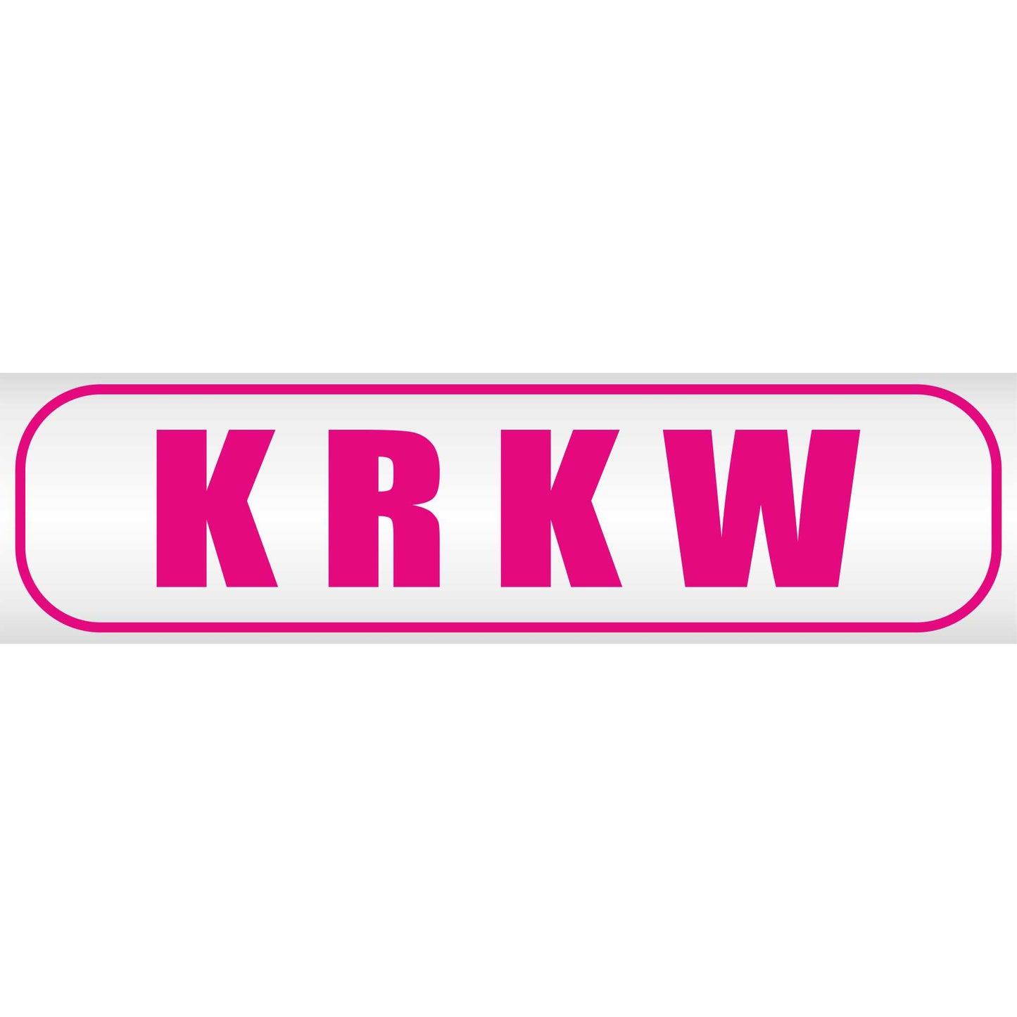 Magnetschild - KRKW Krankenwagen - Magnetfolie für Auto - LKW - Truck - Baustelle - Firma