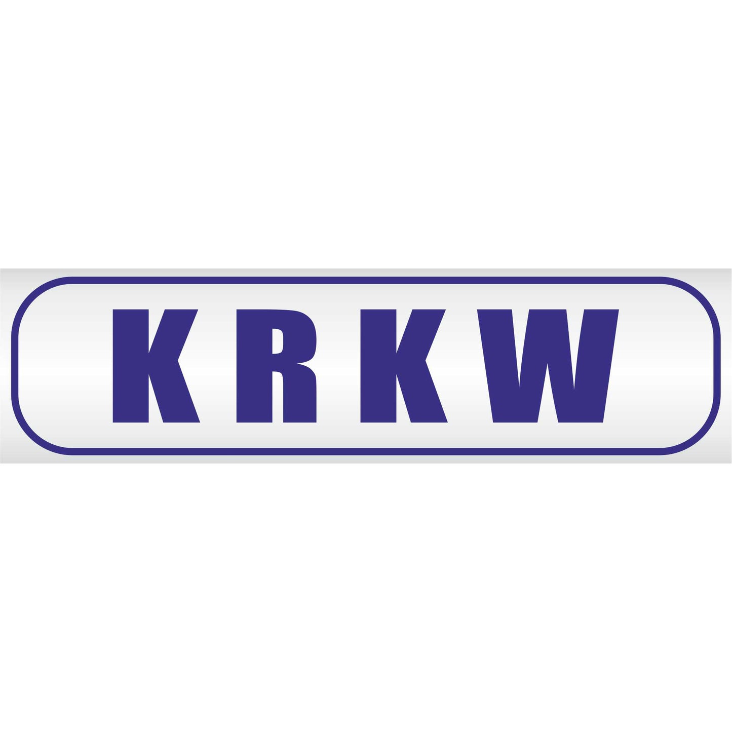 Magnetschild - KRKW Krankenwagen - Magnetfolie für Auto - LKW - Truck - Baustelle - Firma