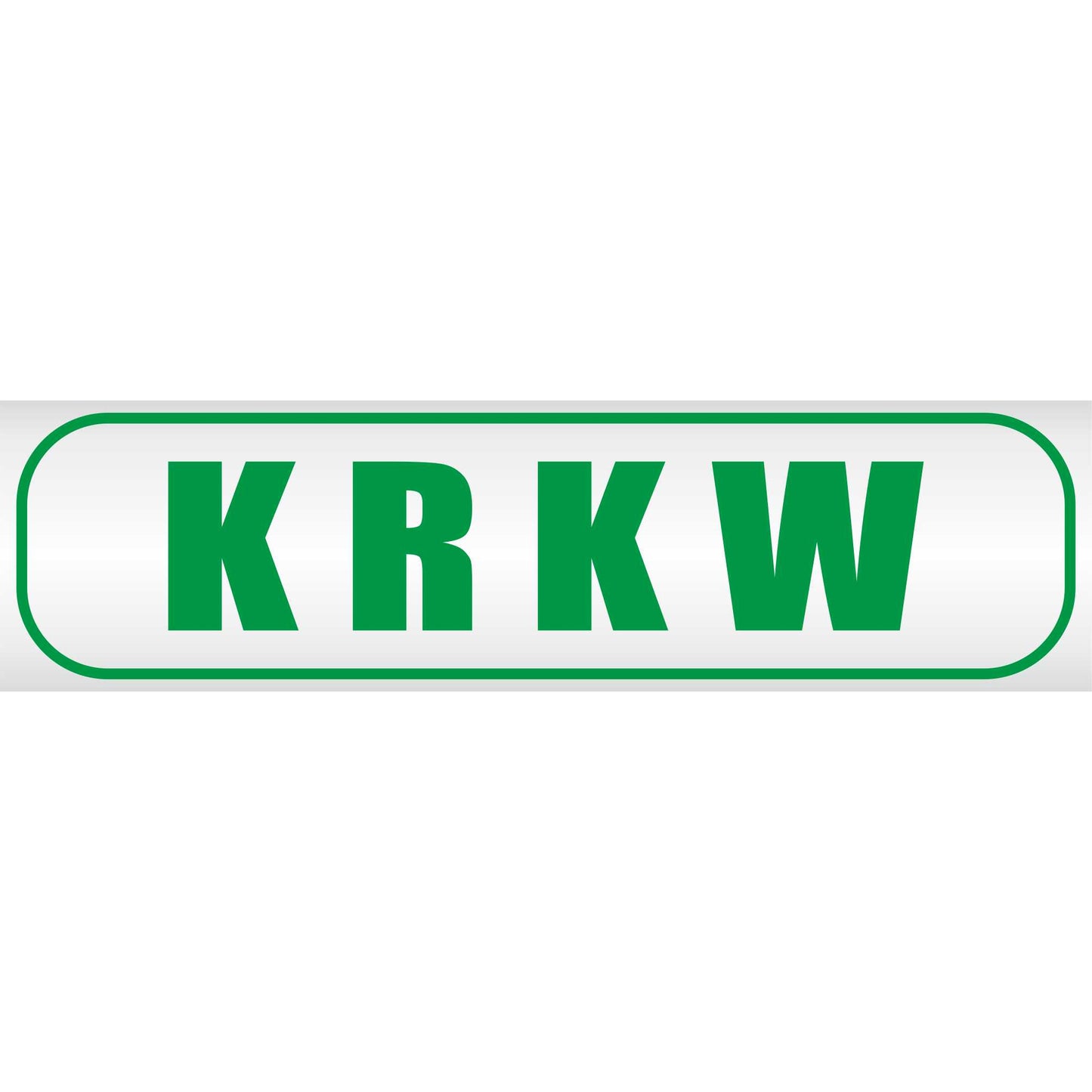 Magnetschild - KRKW Krankenwagen - Magnetfolie für Auto - LKW - Truck - Baustelle - Firma