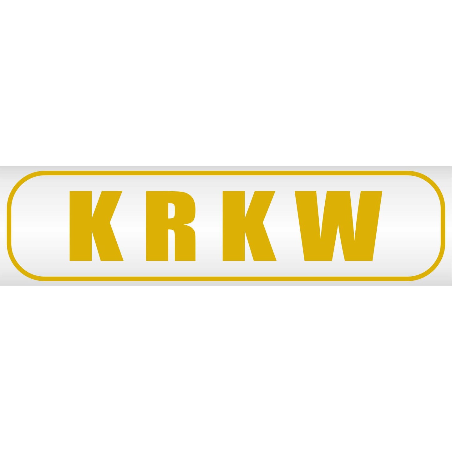 Magnetschild - KRKW Krankenwagen - Magnetfolie für Auto - LKW - Truck - Baustelle - Firma