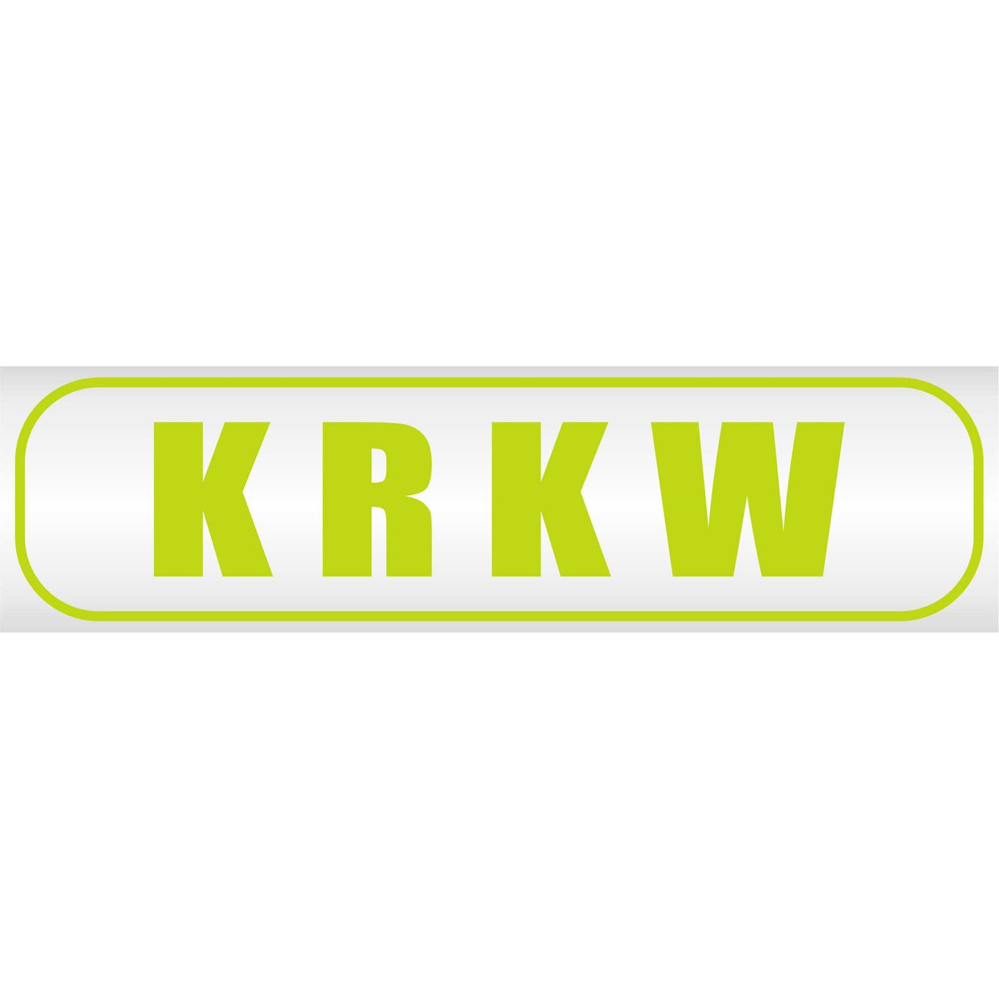 Magnetschild - KRKW Krankenwagen - Magnetfolie für Auto - LKW - Truck - Baustelle - Firma