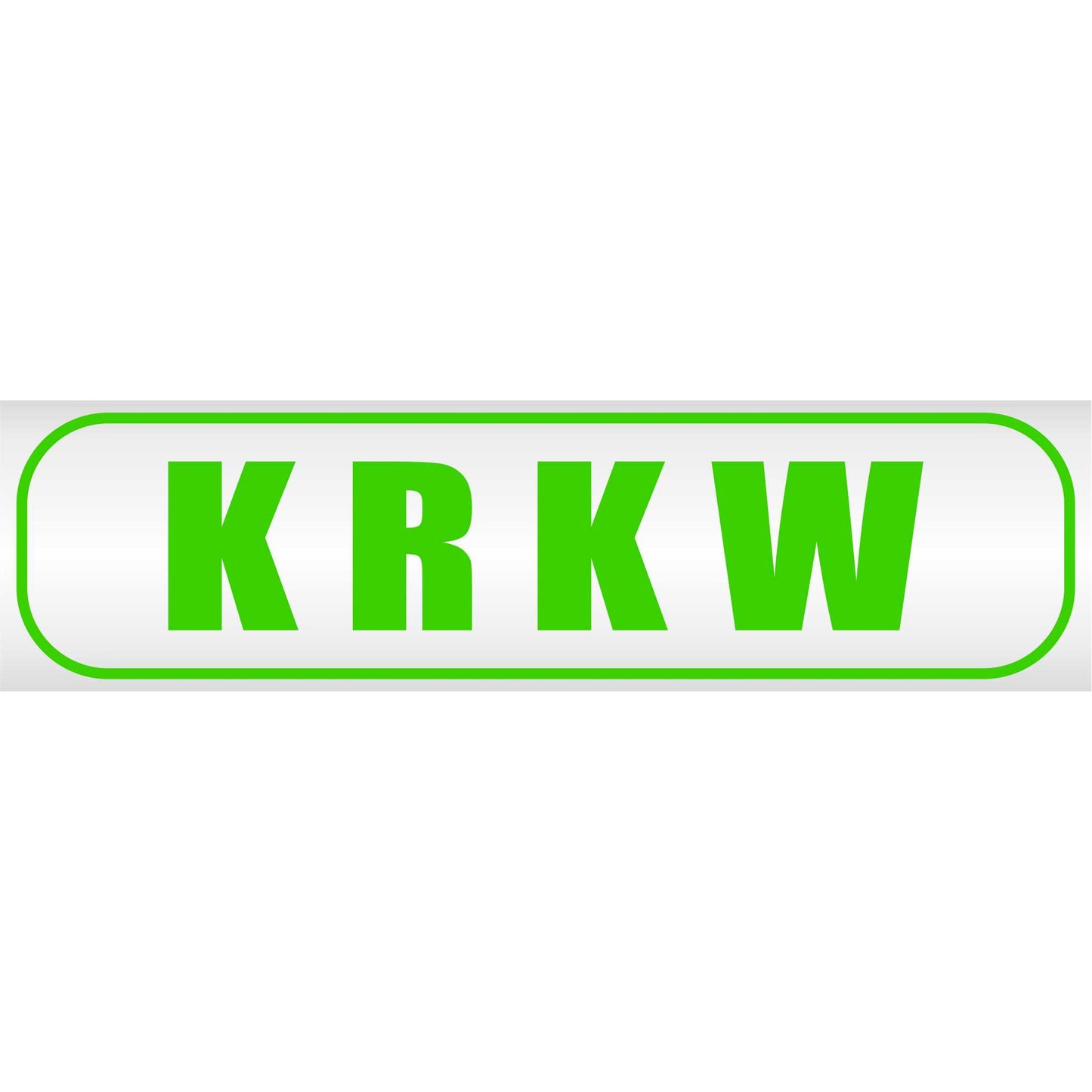 Magnetschild - KRKW Krankenwagen - Magnetfolie für Auto - LKW - Truck - Baustelle - Firma