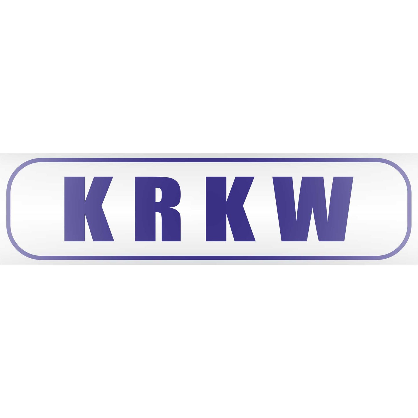 Magnetschild - KRKW Krankenwagen - Magnetfolie für Auto - LKW - Truck - Baustelle - Firma