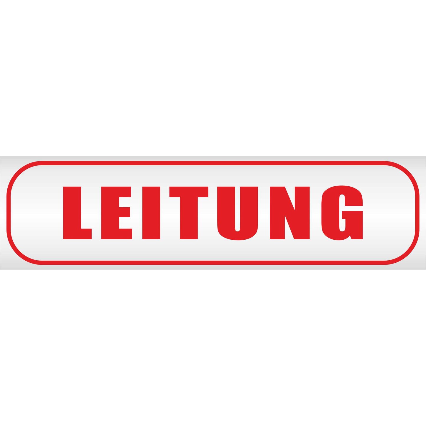 Magnetschild - Leitung - Magnetfolie für Auto - LKW - Truck - Baustelle - Firma