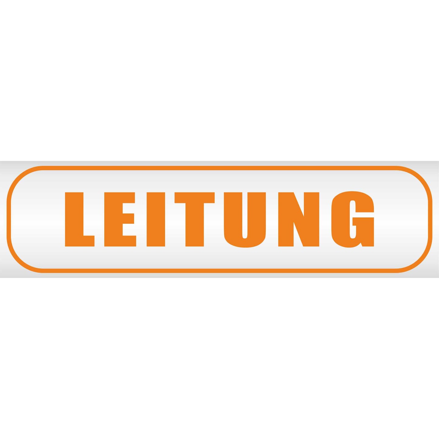 Magnetschild - Leitung - Magnetfolie für Auto - LKW - Truck - Baustelle - Firma