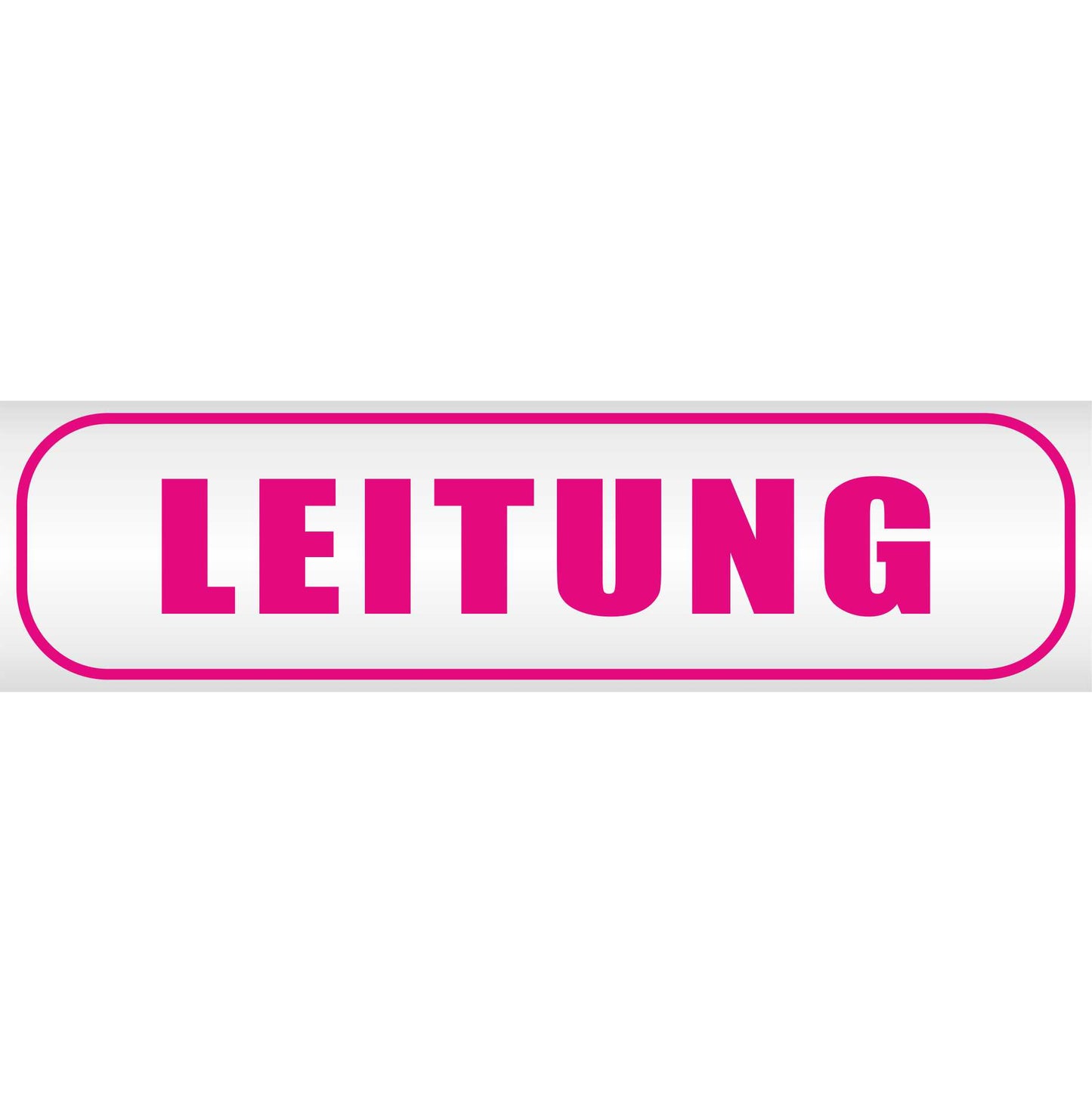 Magnetschild - Leitung - Magnetfolie für Auto - LKW - Truck - Baustelle - Firma