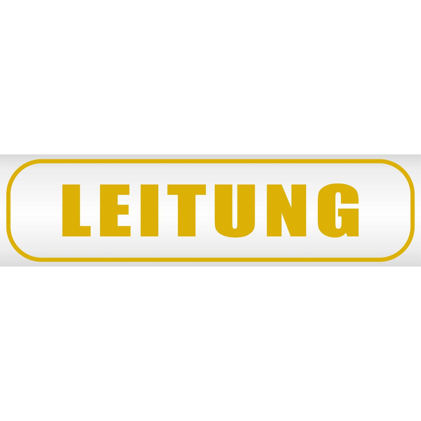 Magnetschild - Leitung - Magnetfolie für Auto - LKW - Truck - Baustelle - Firma