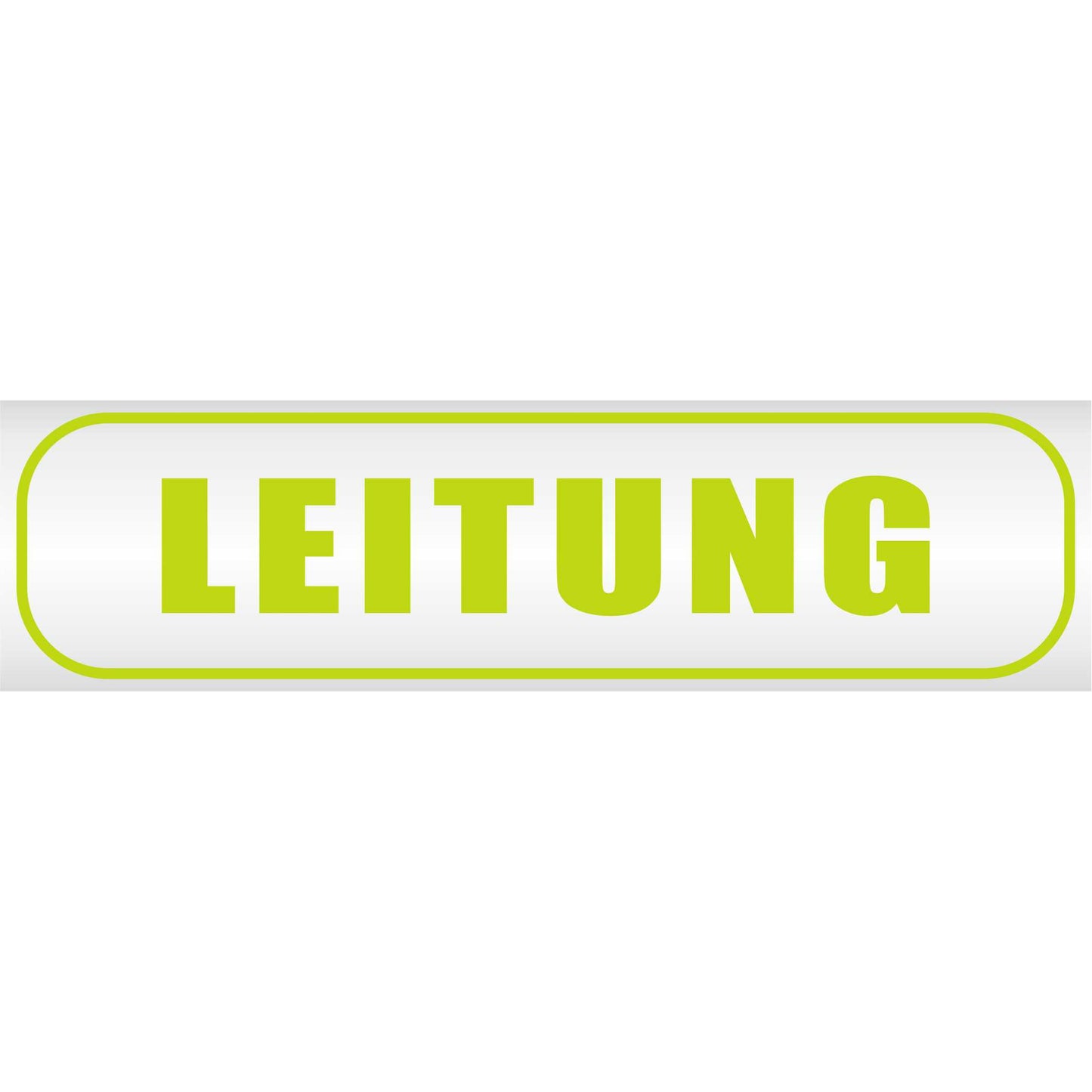 Magnetschild - Leitung - Magnetfolie für Auto - LKW - Truck - Baustelle - Firma