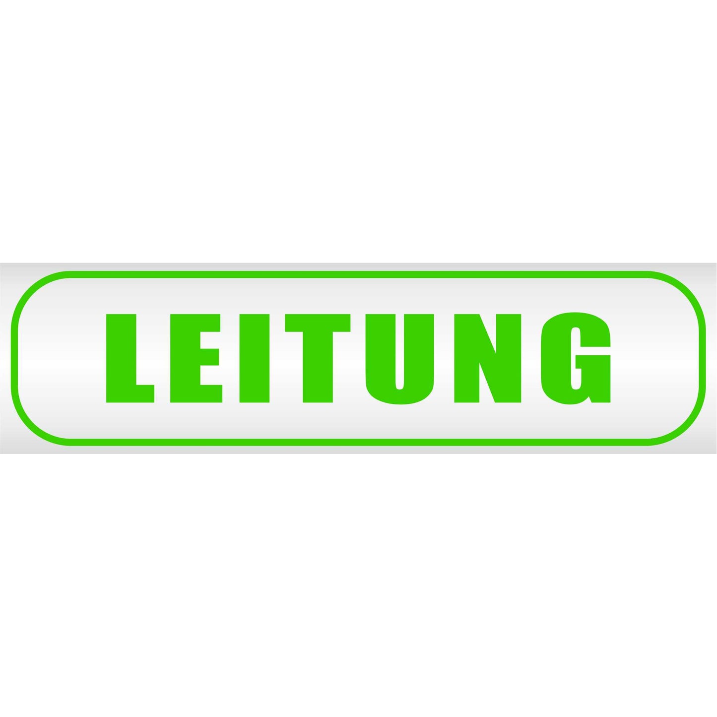Magnetschild - Leitung - Magnetfolie für Auto - LKW - Truck - Baustelle - Firma