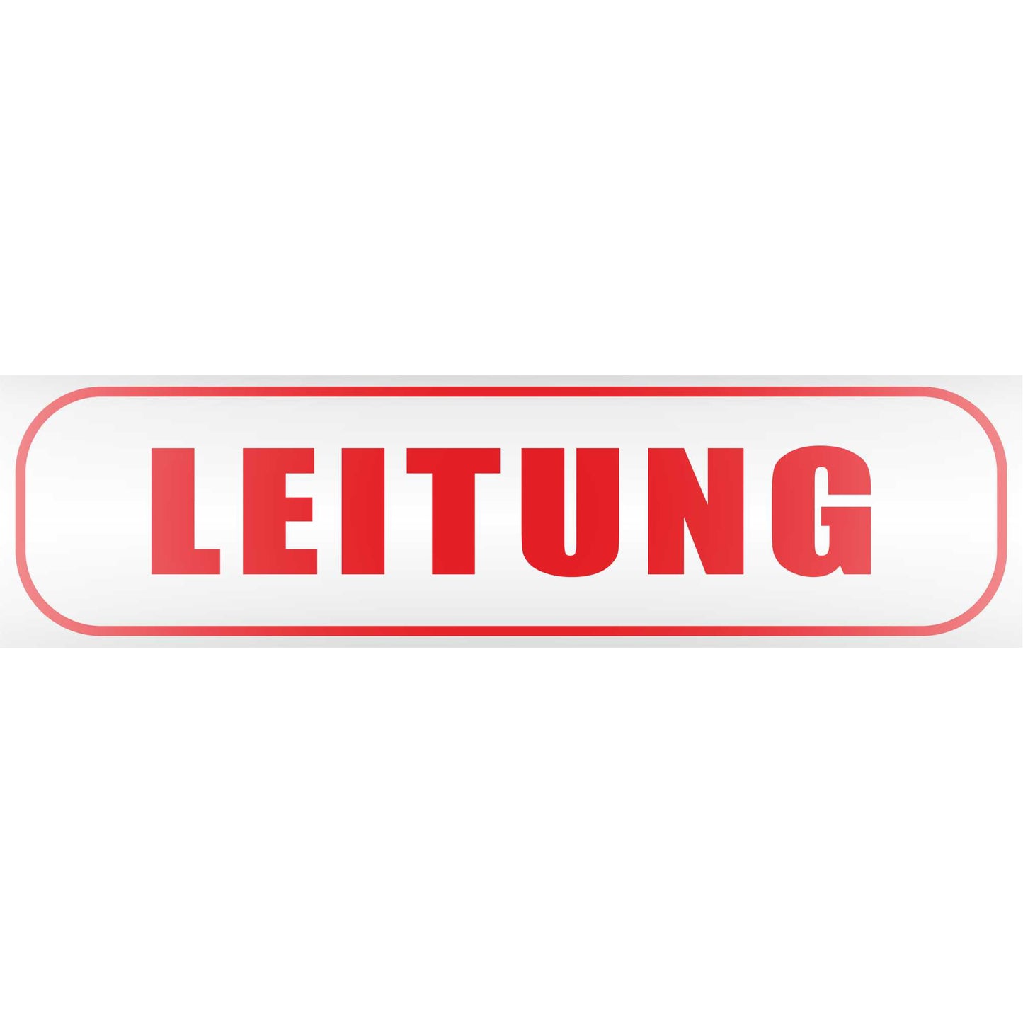 Magnetschild - Leitung - Magnetfolie für Auto - LKW - Truck - Baustelle - Firma