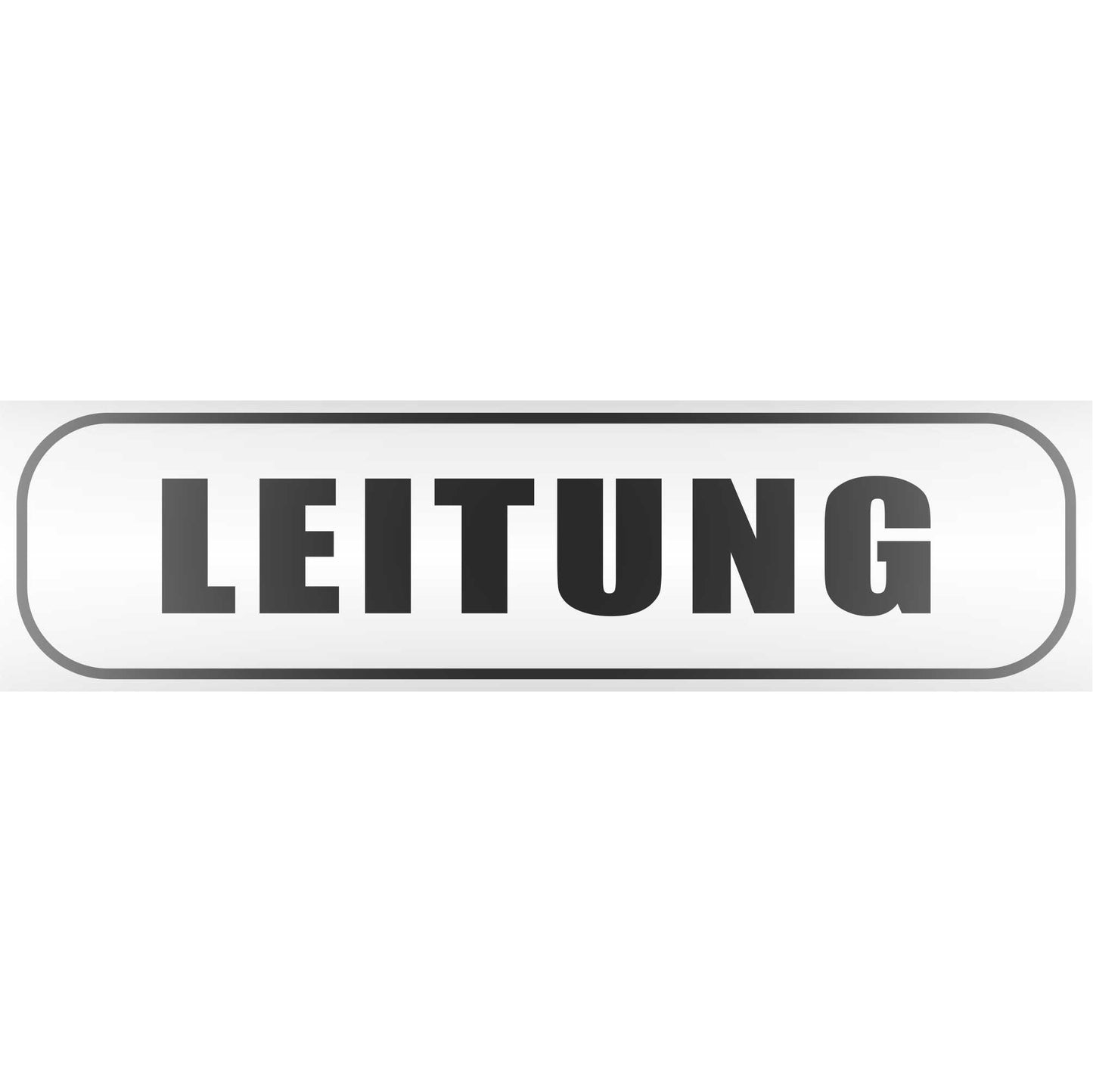 Magnetschild - Leitung - Magnetfolie für Auto - LKW - Truck - Baustelle - Firma