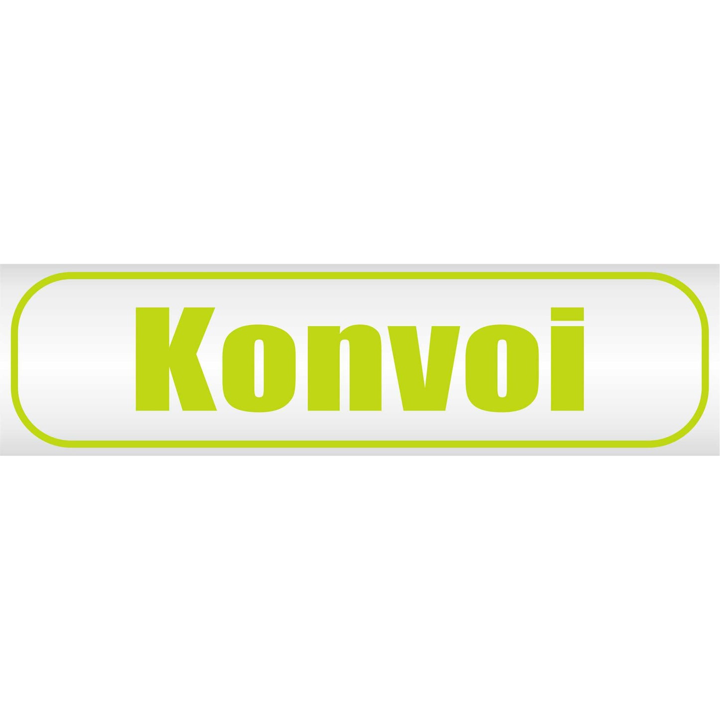 Magnetschild - Konvoi - Magnetfolie für Auto - LKW - Truck - Baustelle - Firma