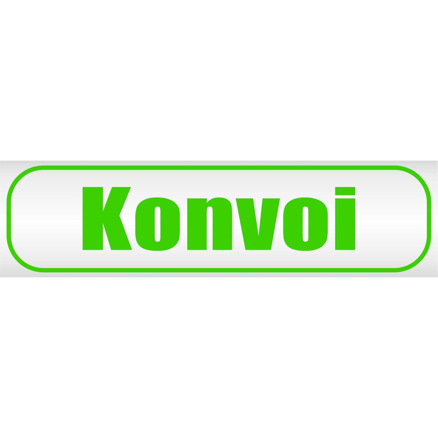 Magnetschild - Konvoi - Magnetfolie für Auto - LKW - Truck - Baustelle - Firma