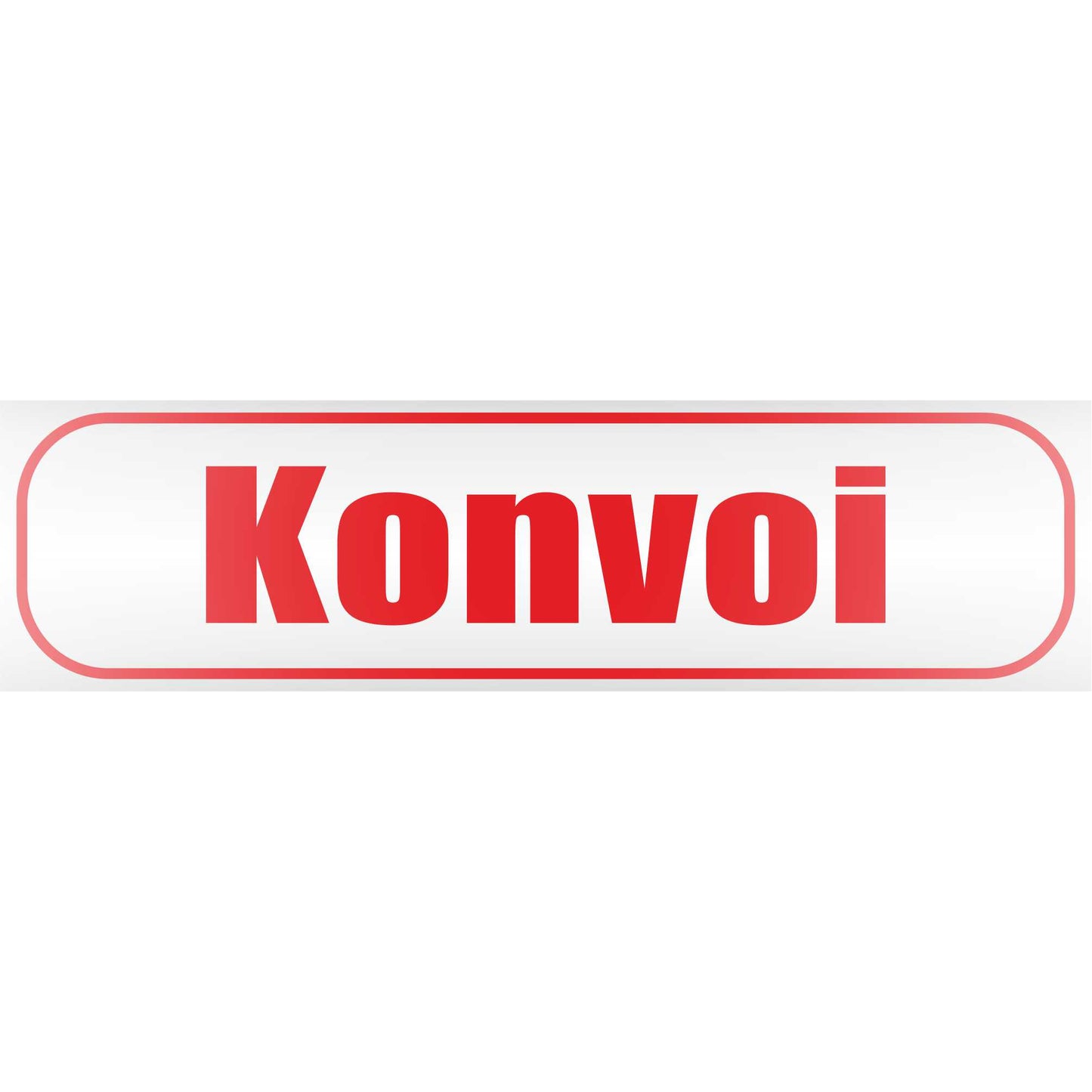 Magnetschild - Konvoi - Magnetfolie für Auto - LKW - Truck - Baustelle - Firma