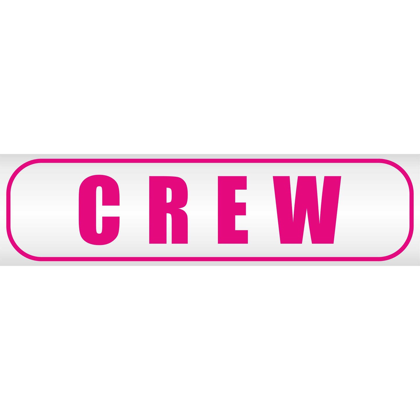 Magnetschild - CREW Mannschaft Verein Security Sicherheitsdienst Fahrzeug - Magnetfolie für Auto - LKW - Truck - Baustelle - Firma