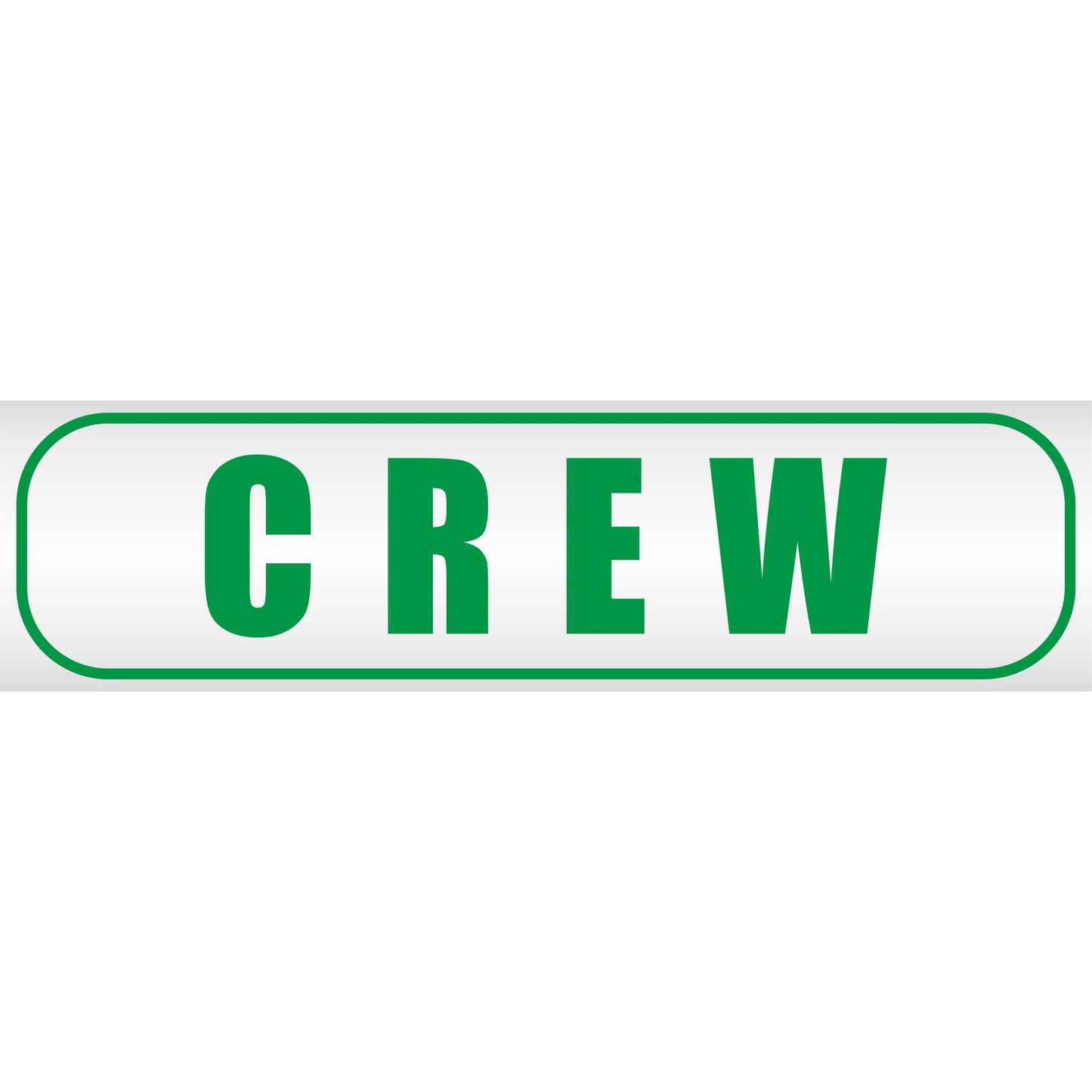 Magnetschild - CREW Mannschaft Verein Security Sicherheitsdienst Fahrzeug - Magnetfolie für Auto - LKW - Truck - Baustelle - Firma