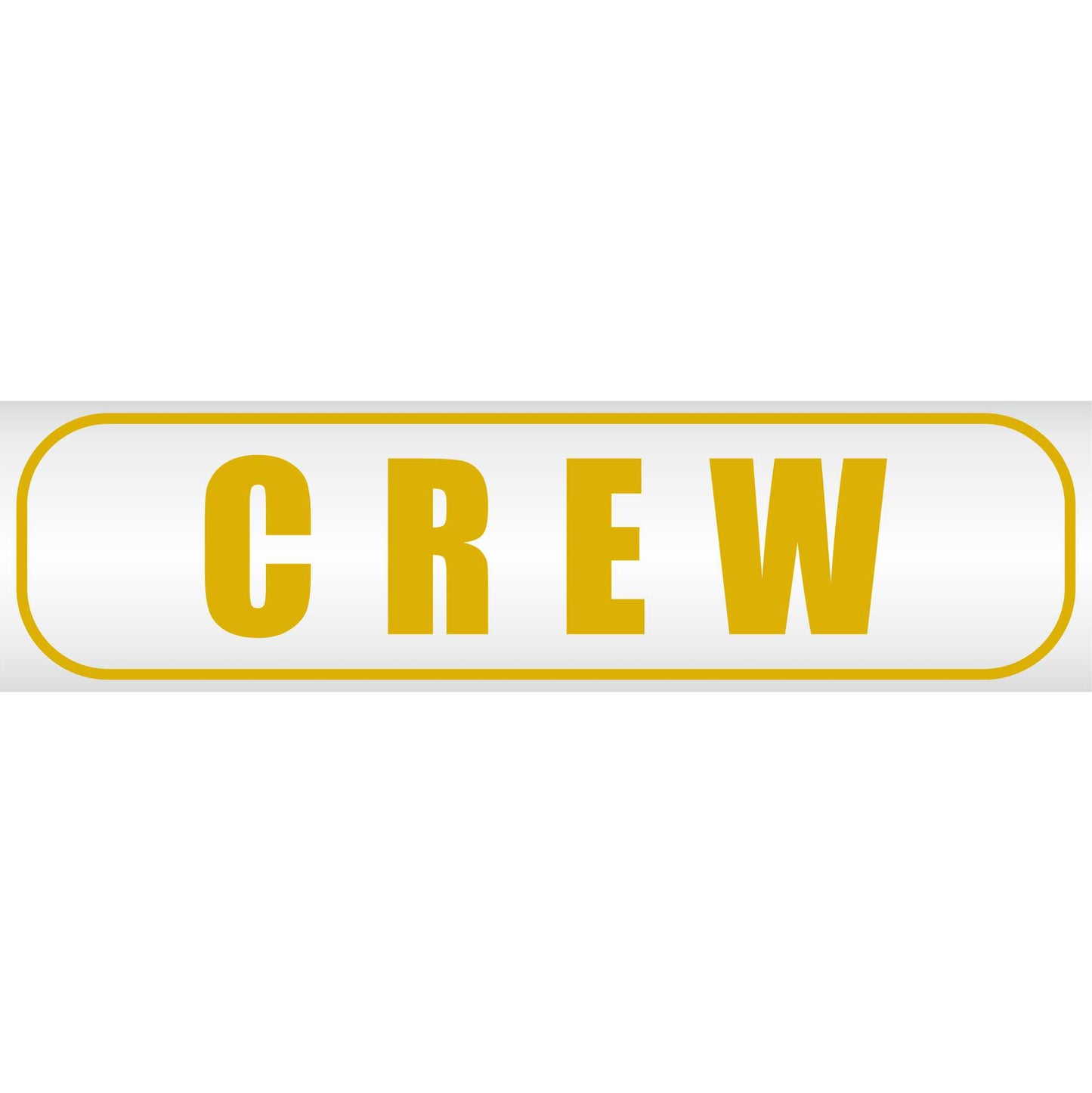 Magnetschild - CREW Mannschaft Verein Security Sicherheitsdienst Fahrzeug - Magnetfolie für Auto - LKW - Truck - Baustelle - Firma