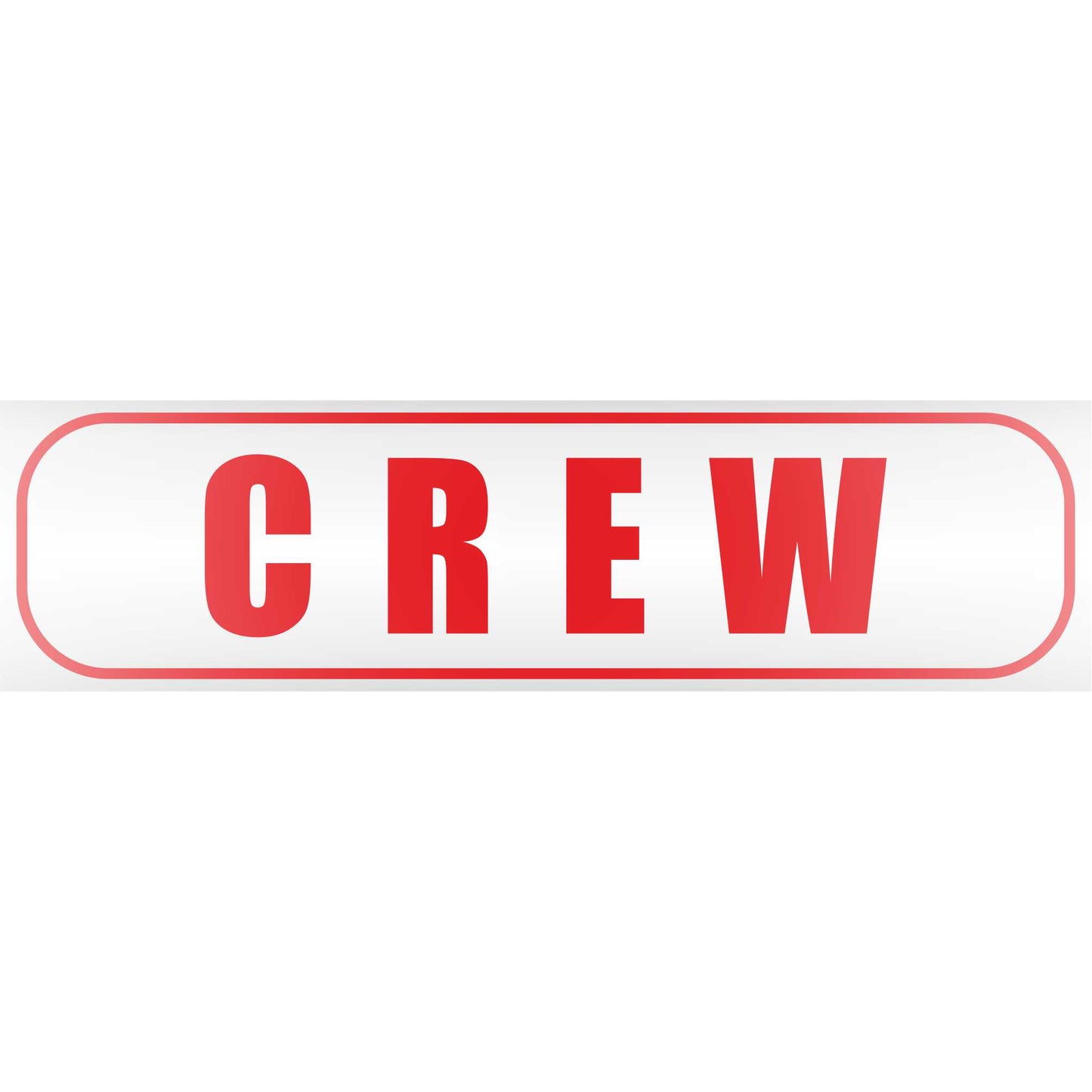 Magnetschild - CREW Mannschaft Verein Security Sicherheitsdienst Fahrzeug - Magnetfolie für Auto - LKW - Truck - Baustelle - Firma
