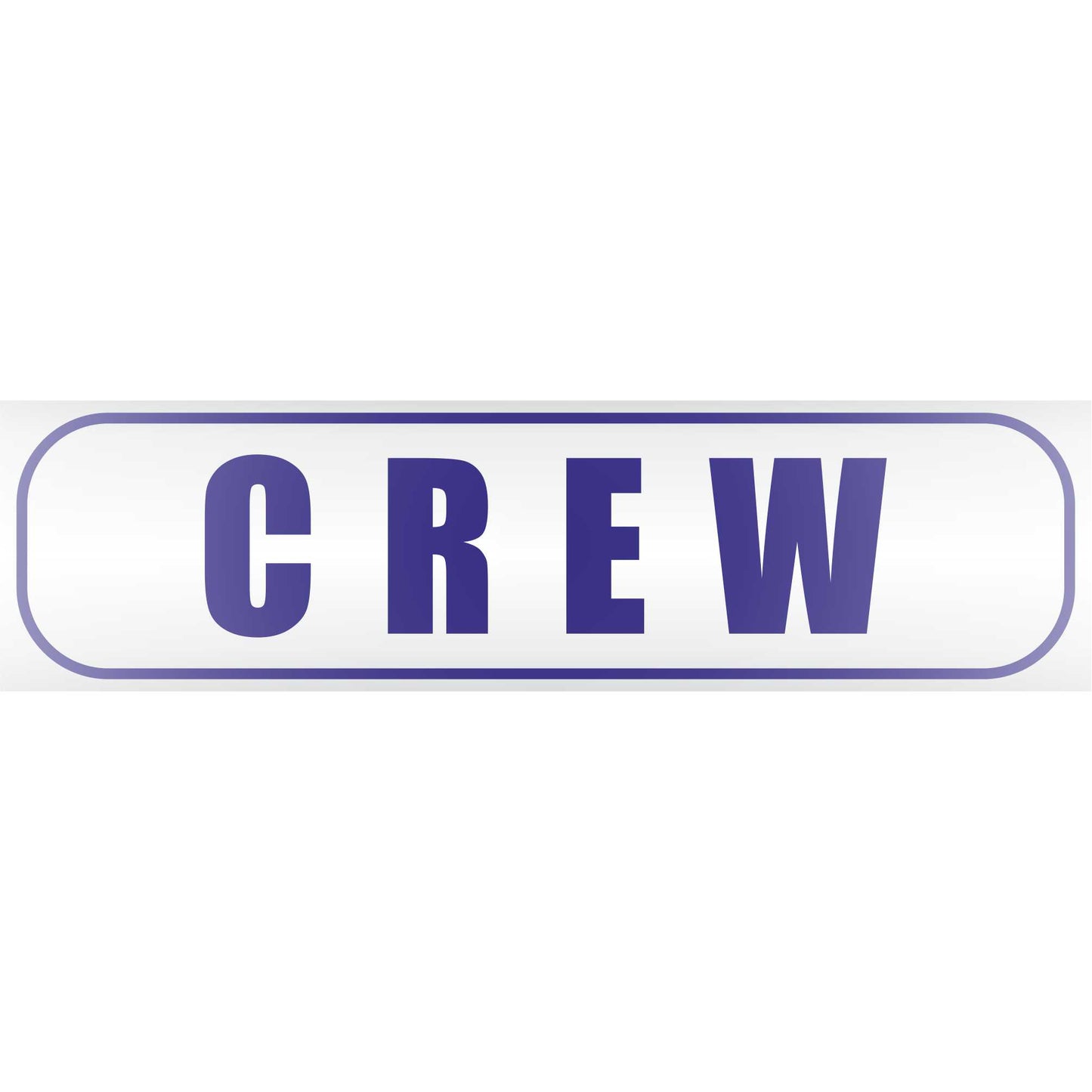Magnetschild - CREW Mannschaft Verein Security Sicherheitsdienst Fahrzeug - Magnetfolie für Auto - LKW - Truck - Baustelle - Firma