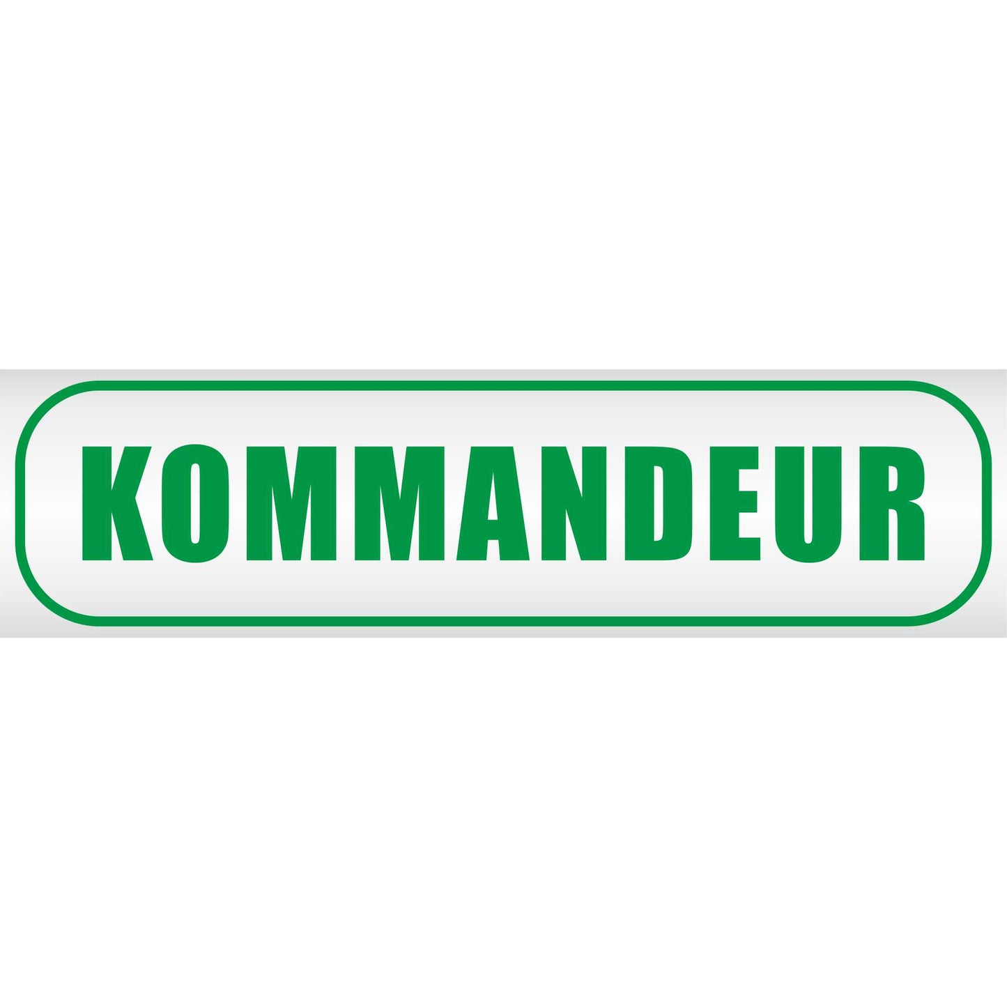 Magnetschild - Kommandeur - Magnetfolie für Auto - LKW - Truck - Baustelle - Firma