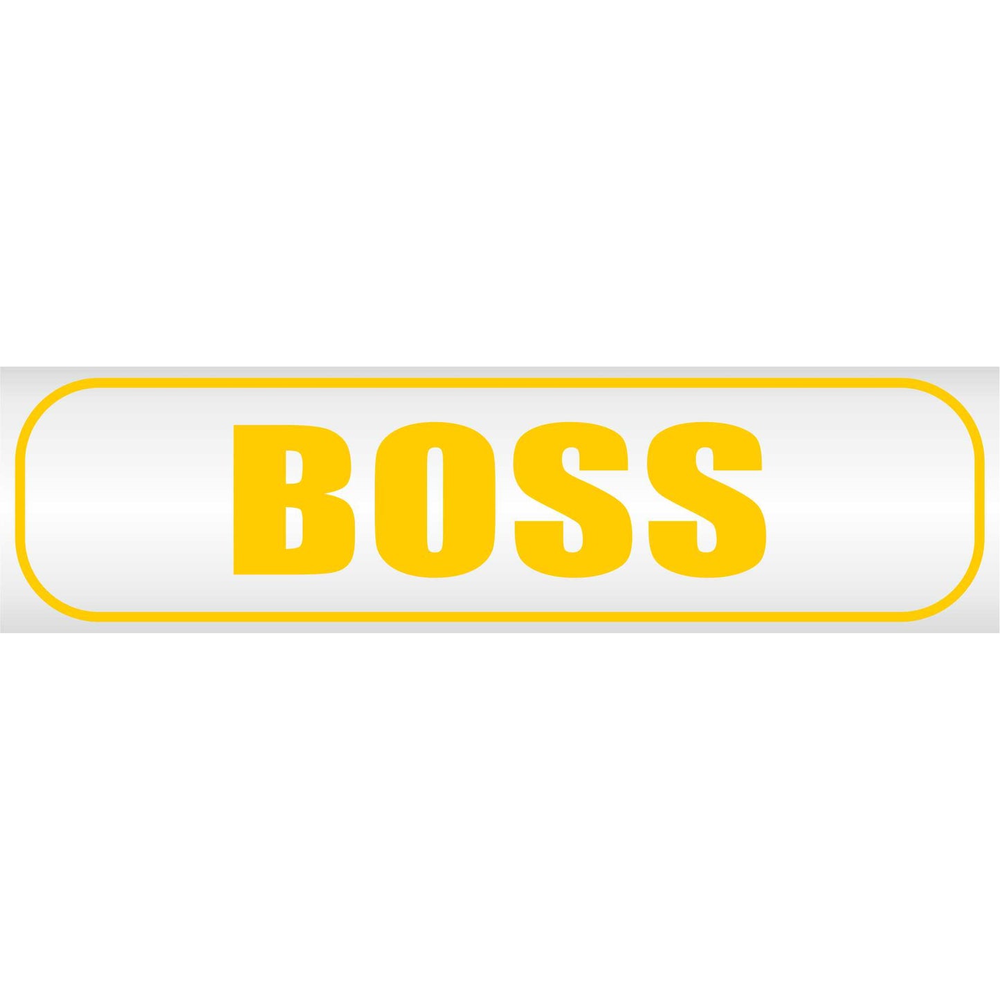 Magnetschild - Boss Chef Arbeitgeber - Magnetfolie für Auto - LKW - Truck - Baustelle - Firma