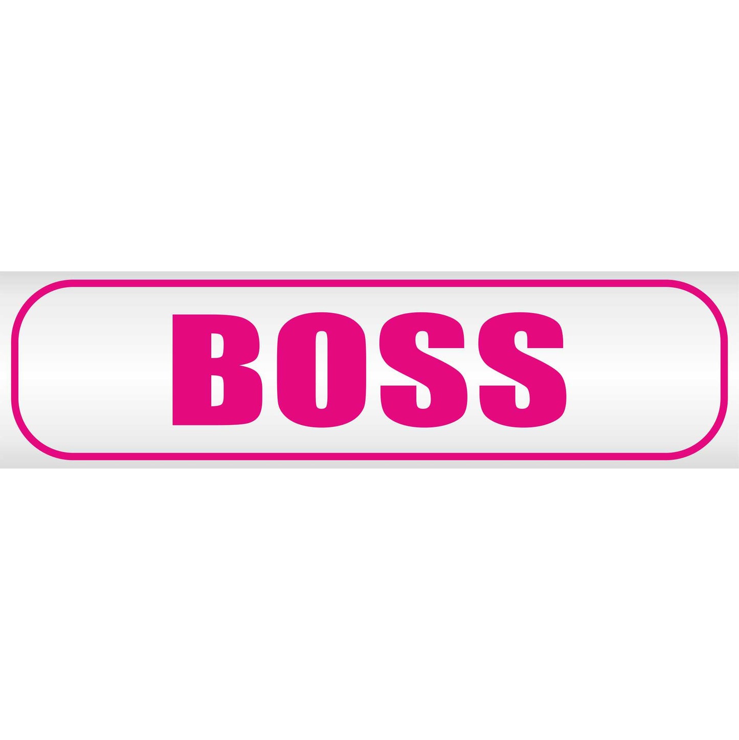 Magnetschild - Boss Chef Arbeitgeber - Magnetfolie für Auto - LKW - Truck - Baustelle - Firma
