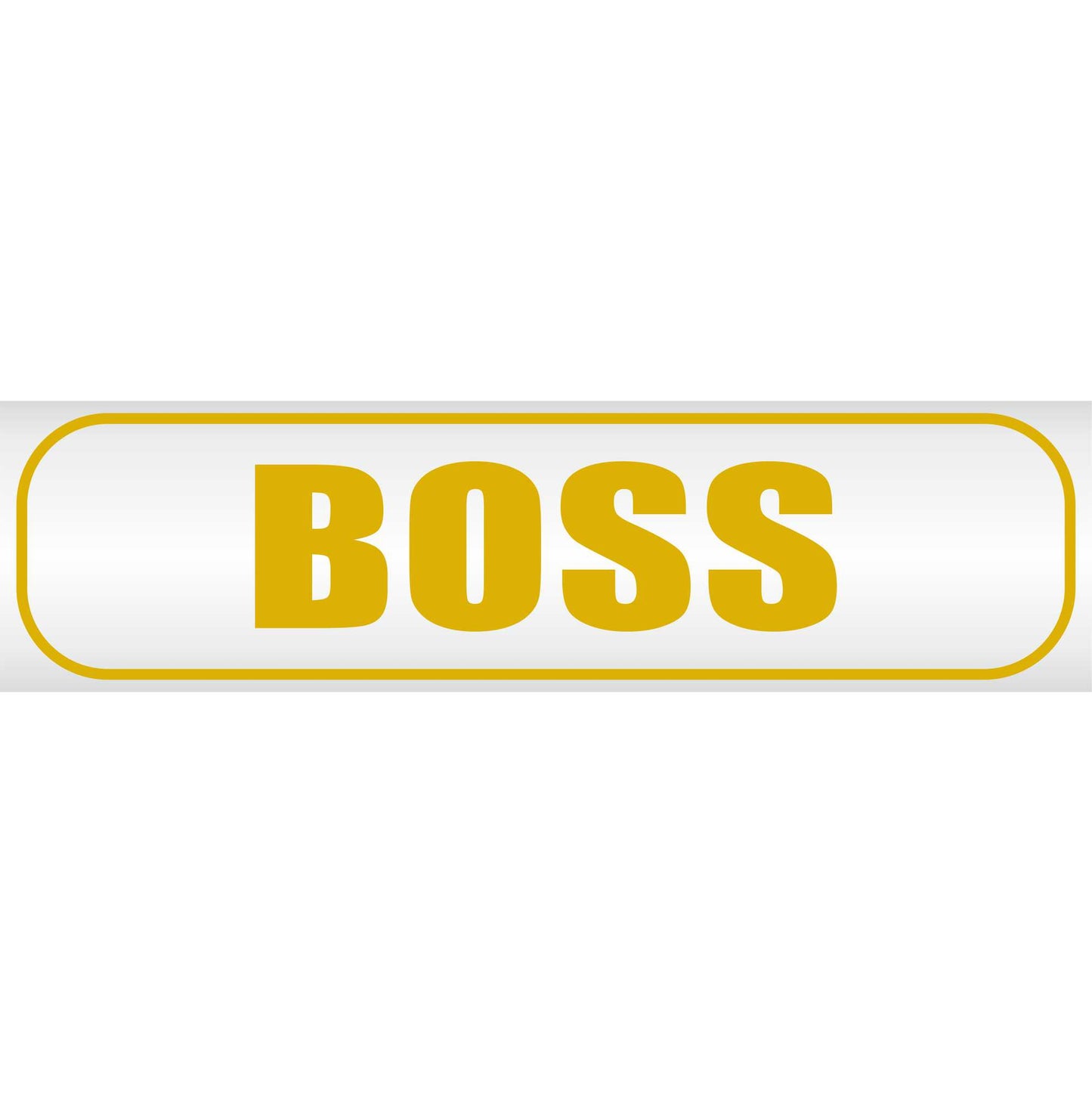 Magnetschild - Boss Chef Arbeitgeber - Magnetfolie für Auto - LKW - Truck - Baustelle - Firma