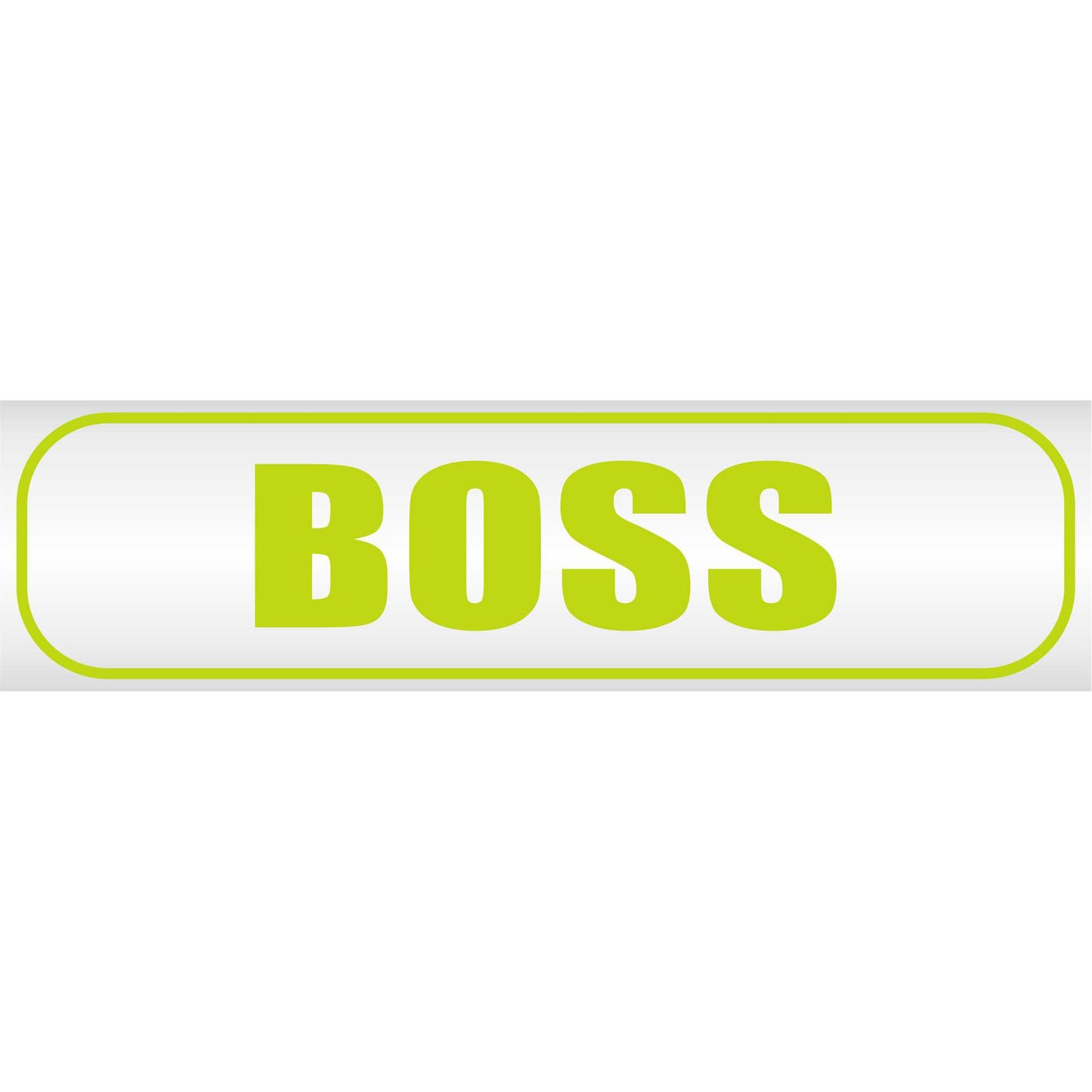 Magnetschild - Boss Chef Arbeitgeber - Magnetfolie für Auto - LKW - Truck - Baustelle - Firma