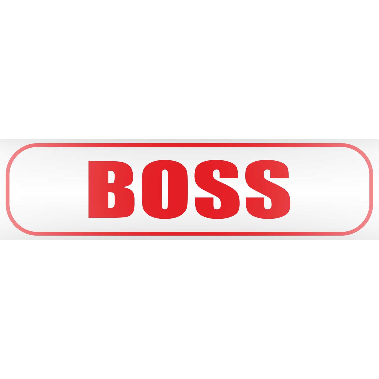 Magnetschild - Boss Chef Arbeitgeber - Magnetfolie für Auto - LKW - Truck - Baustelle - Firma