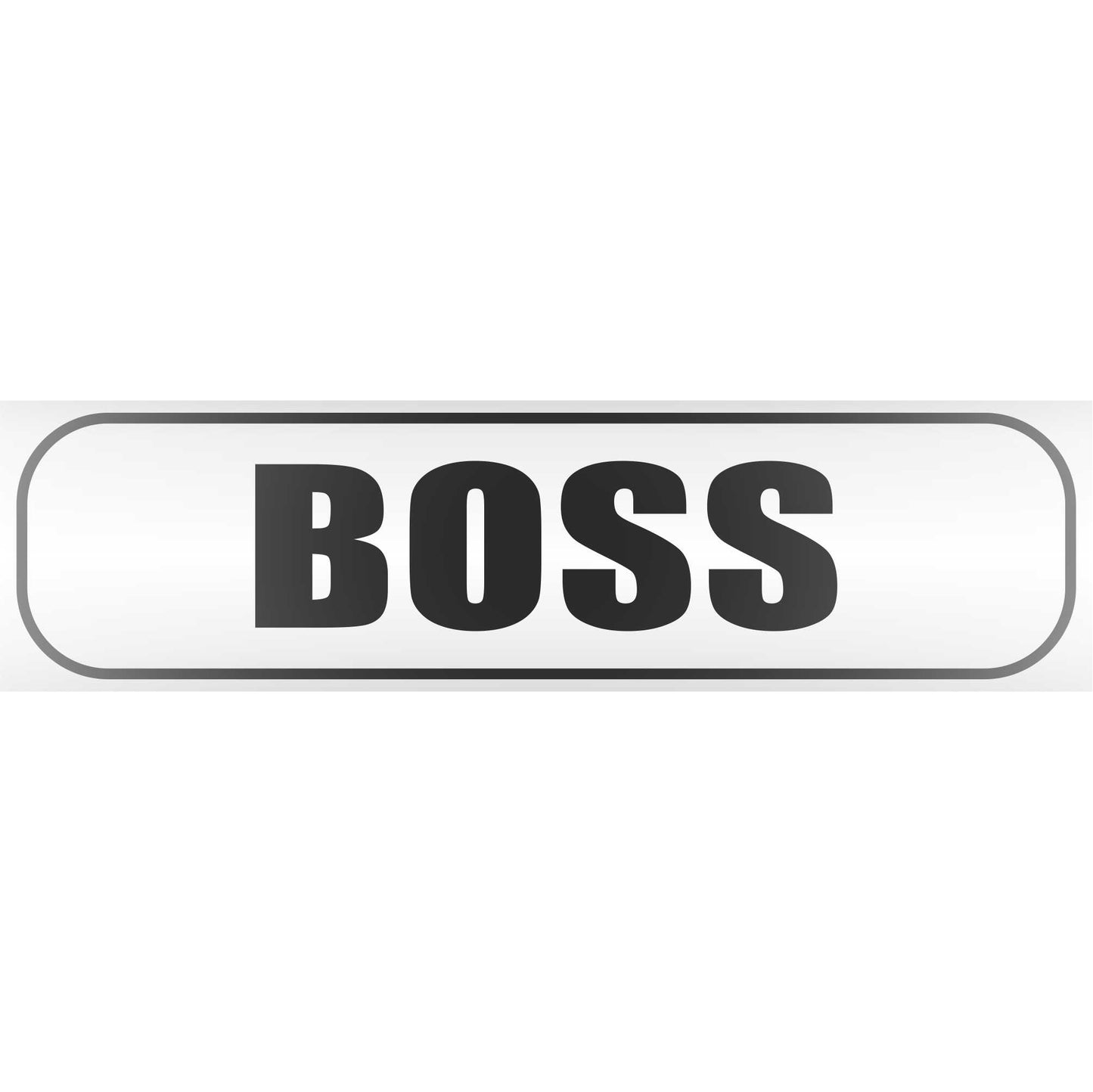 Magnetschild - Boss Chef Arbeitgeber - Magnetfolie für Auto - LKW - Truck - Baustelle - Firma