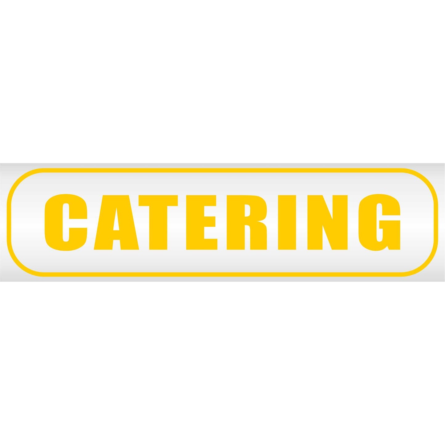 Magnetschild - Catering - Magnetfolie für Auto - LKW - Truck - Baustelle - Firma