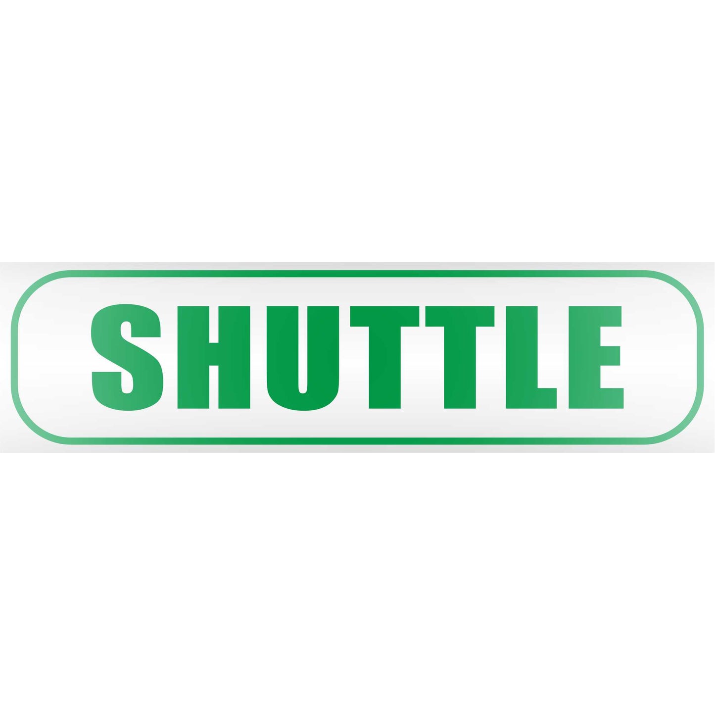 Magnetschild - Shuttle Service - Magnetfolie für Auto - LKW - Truck - Baustelle - Firma