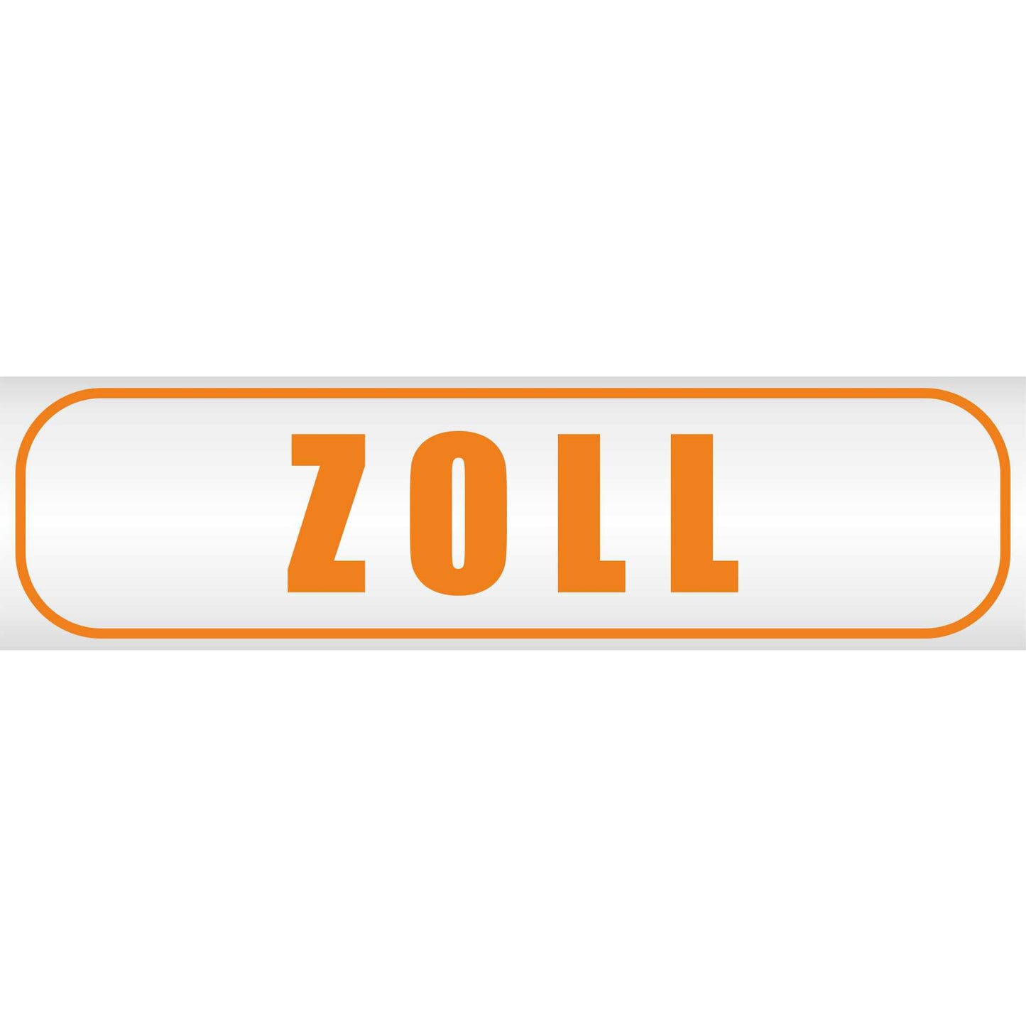 Magnetschild - Zoll - Magnetfolie für Auto - LKW - Truck - Baustelle - Firma