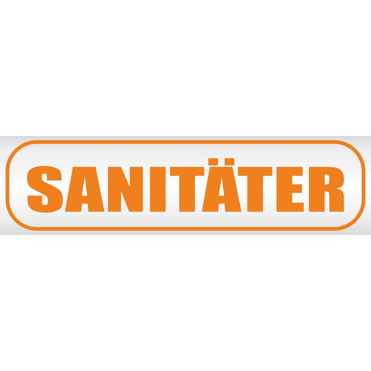 Magnetschild - Sanitäter Arzt Feuerwehr - Magnetfolie für Auto - LKW - Truck - Baustelle - Firma