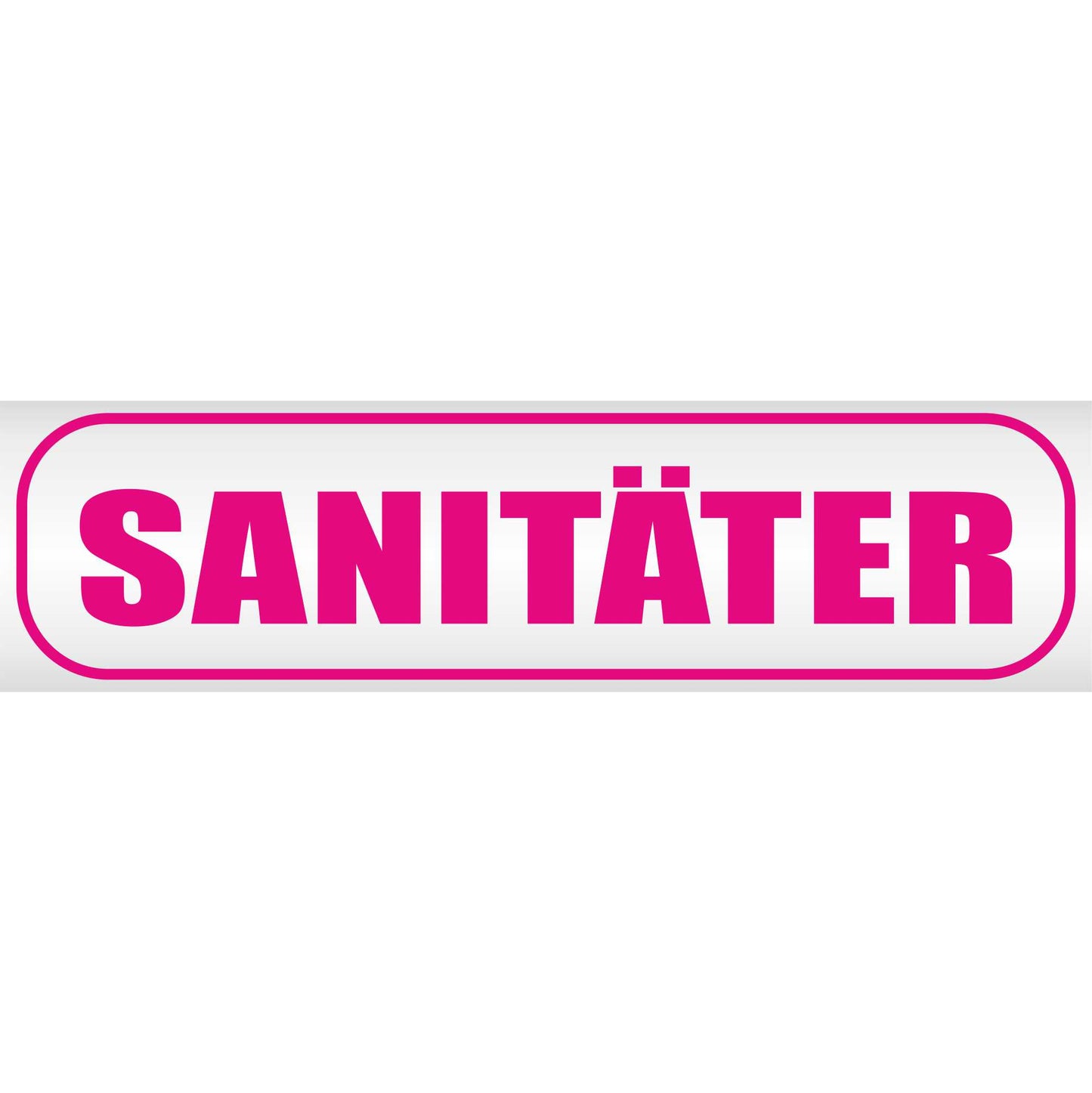 Magnetschild - Sanitäter Arzt Feuerwehr - Magnetfolie für Auto - LKW - Truck - Baustelle - Firma