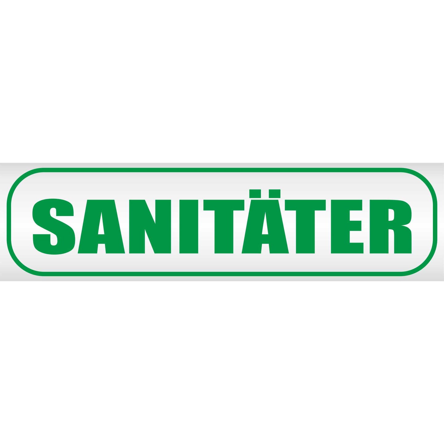 Magnetschild - Sanitäter Arzt Feuerwehr - Magnetfolie für Auto - LKW - Truck - Baustelle - Firma