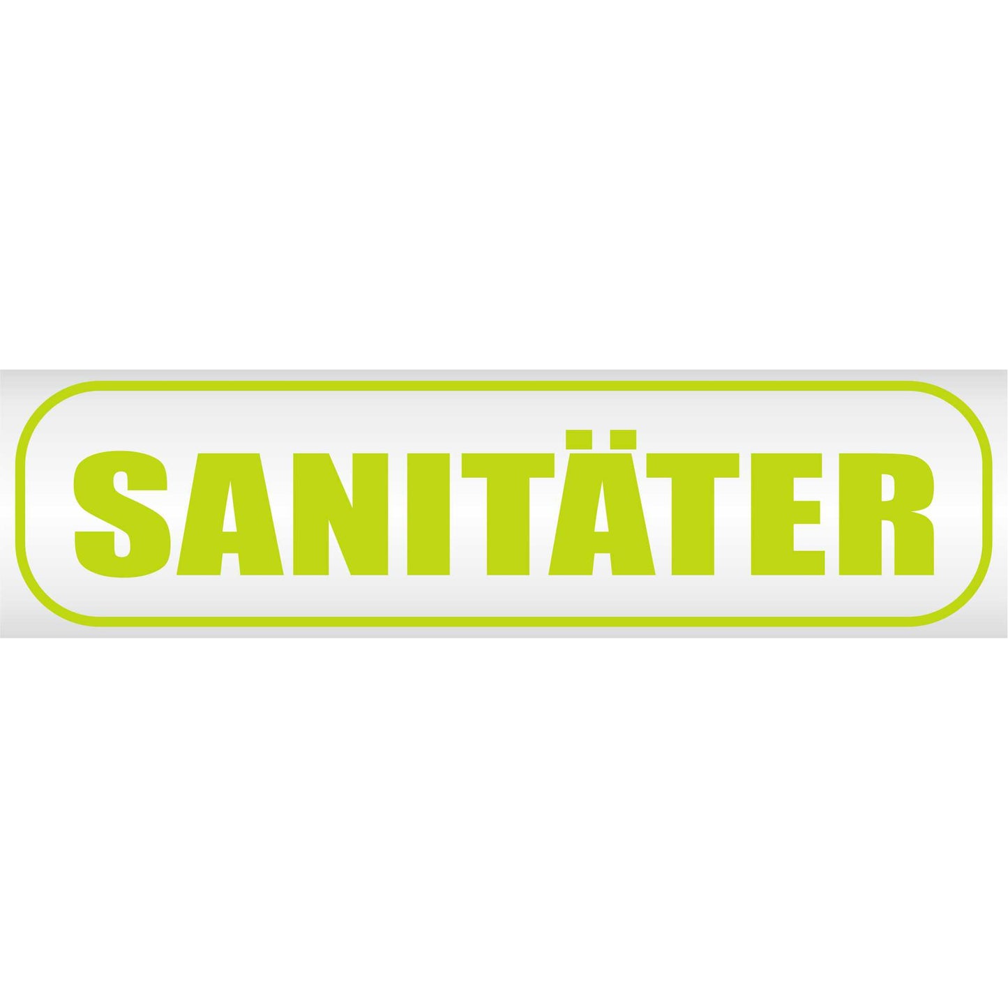 Magnetschild - Sanitäter Arzt Feuerwehr - Magnetfolie für Auto - LKW - Truck - Baustelle - Firma